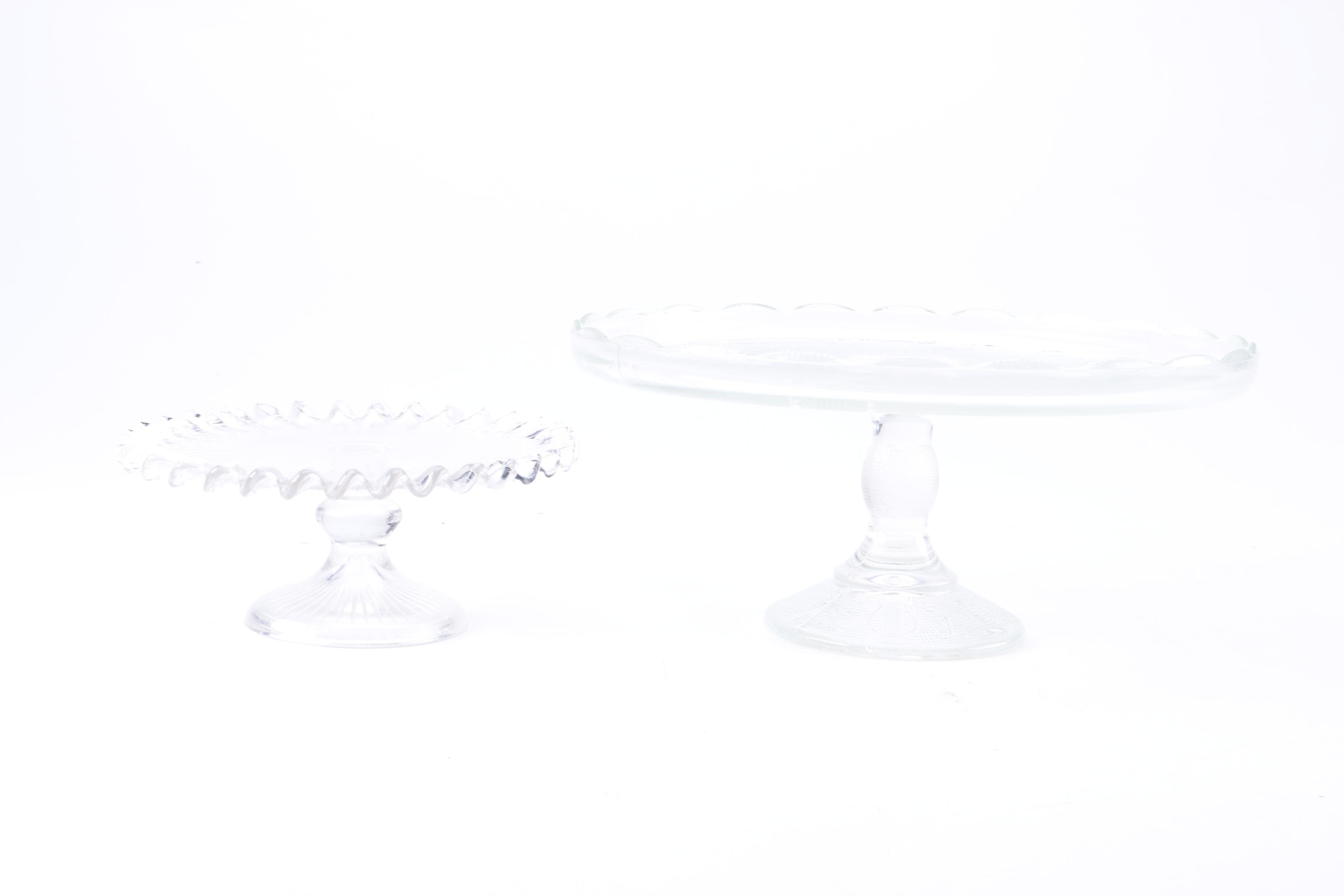 Glass Cake Stands
