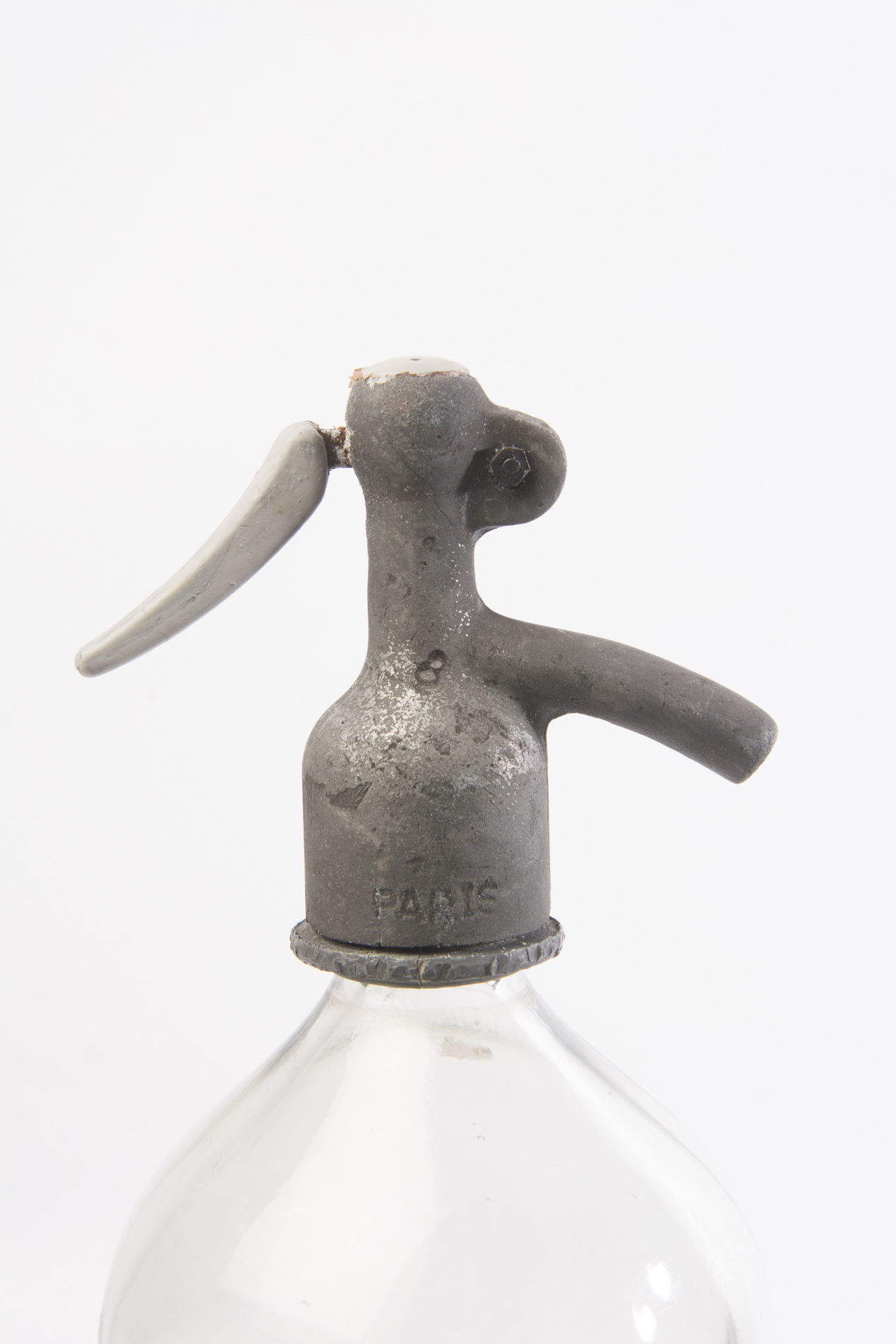 Jan Barboglio Pitcher and Vintage Seltzer Bottle