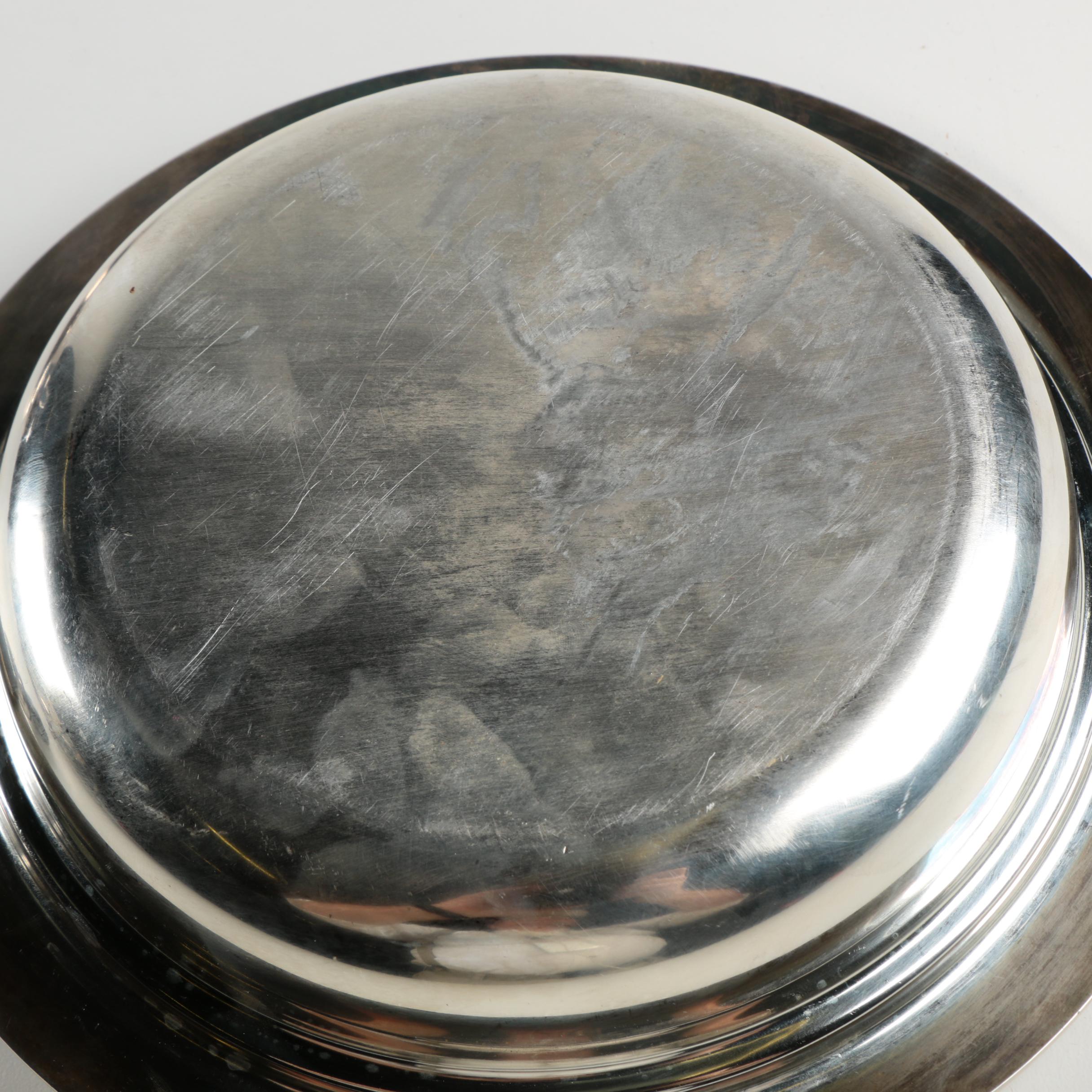 Assorted Silver Plate Serveware Featuring Reed and Barton