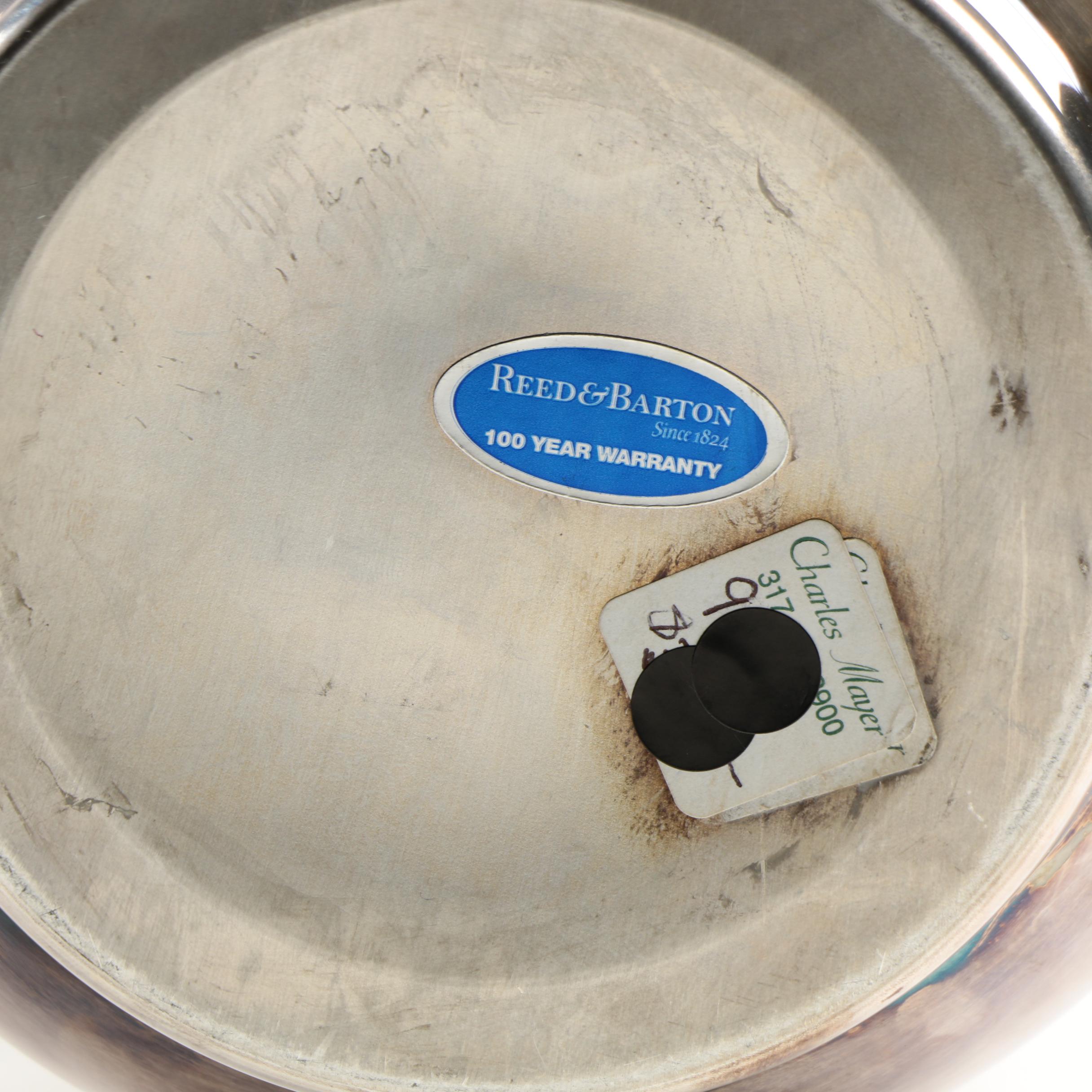 Assorted Silver Plate Serveware Featuring Reed and Barton