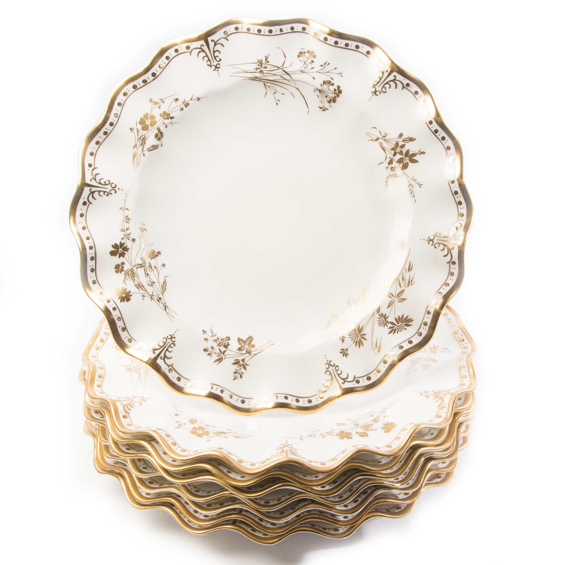 Royal Crown Derby "St. James" Dinner Plates