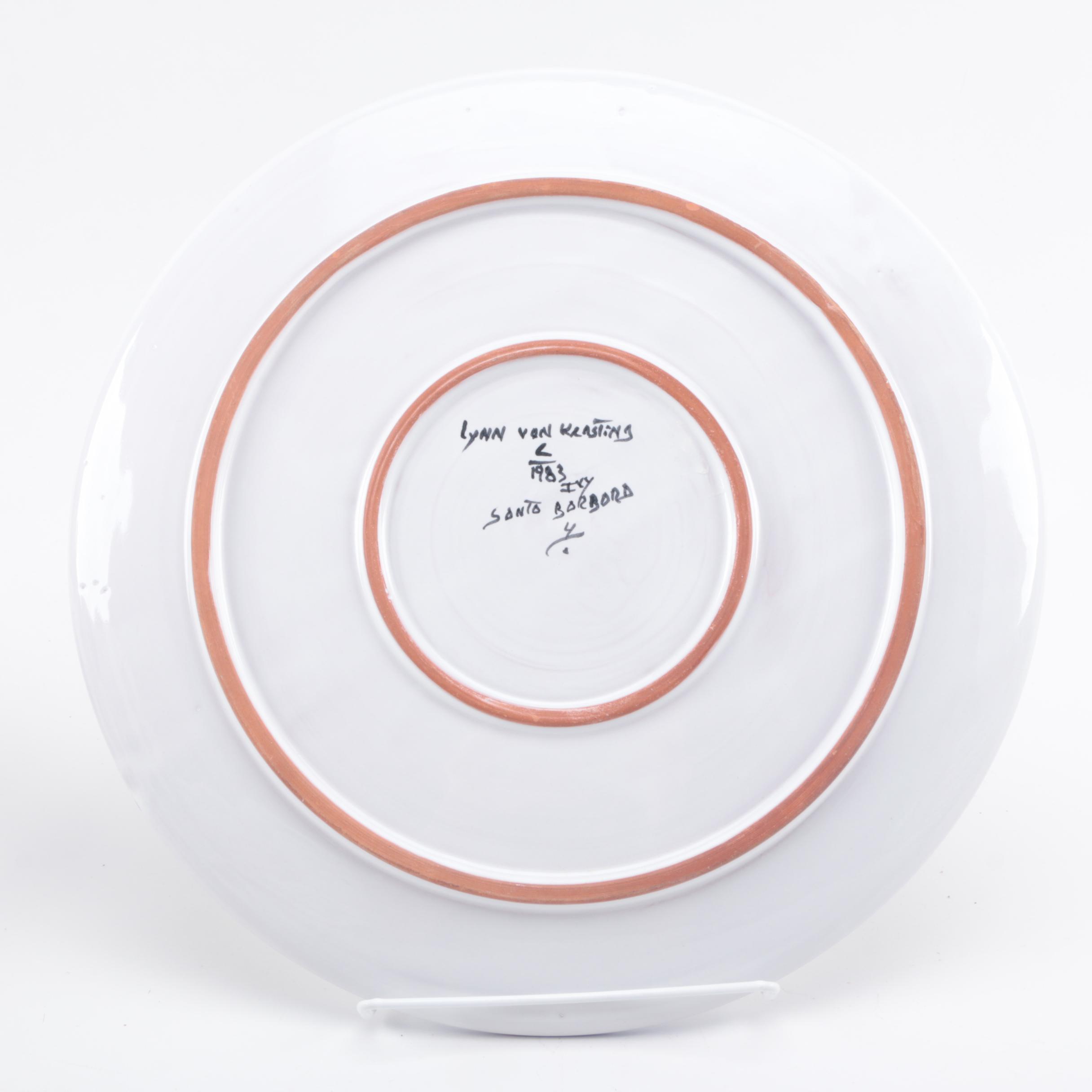 Signed Lynn Von Kersting Tableware