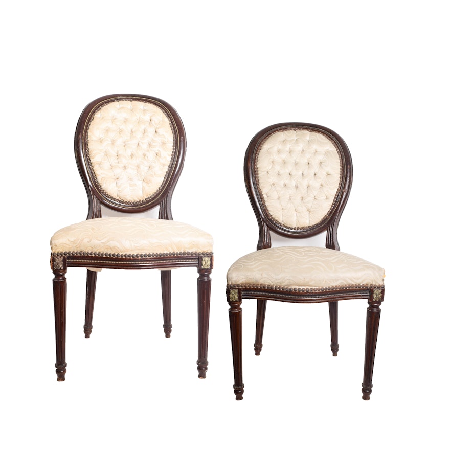 Pair of Antique Empire Style Chairs