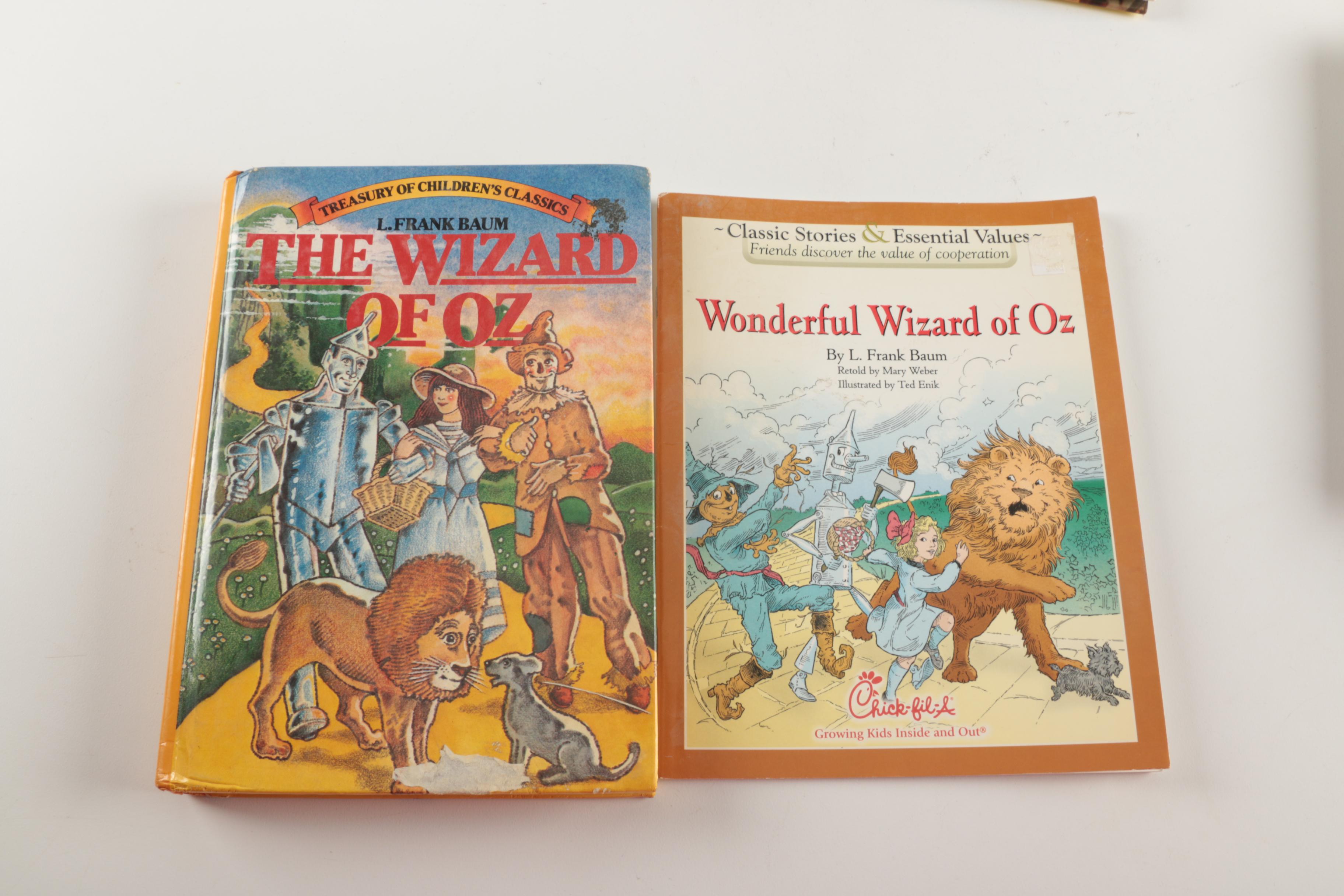 "The Wizard of Oz" Videocassette and Children's Books