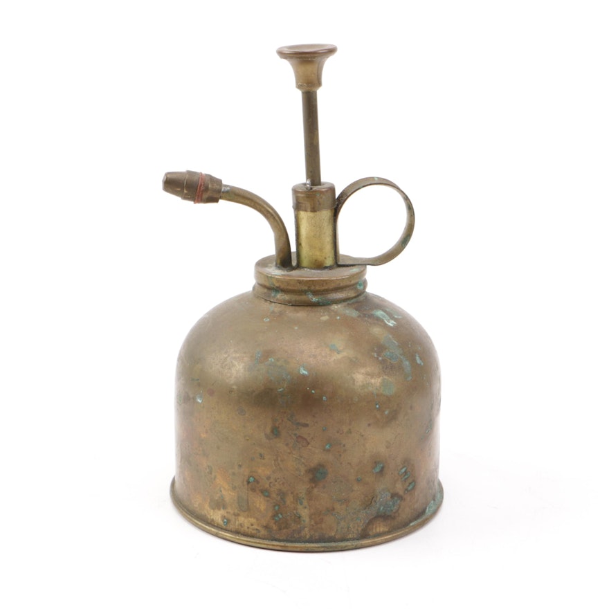 Vintage Brass Sanyei Oil Can