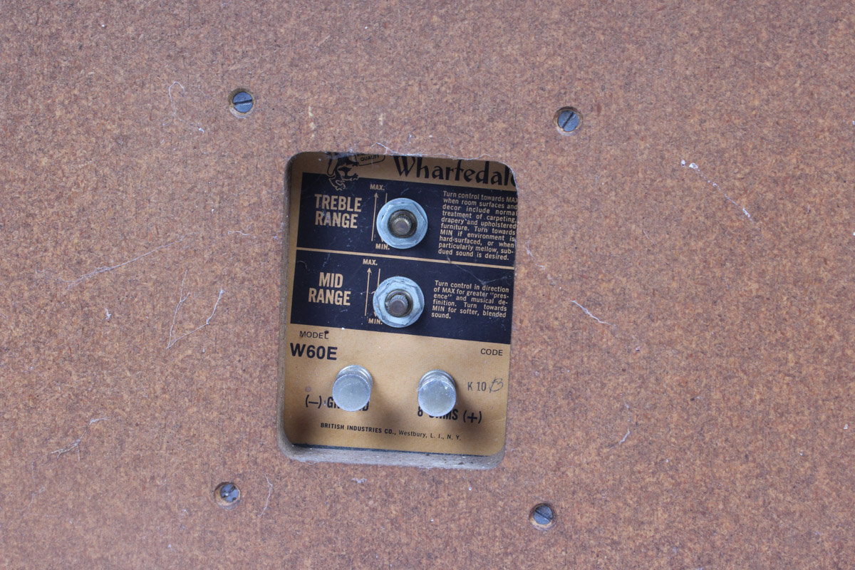 Wharfedale W60E Achromatic Speakers