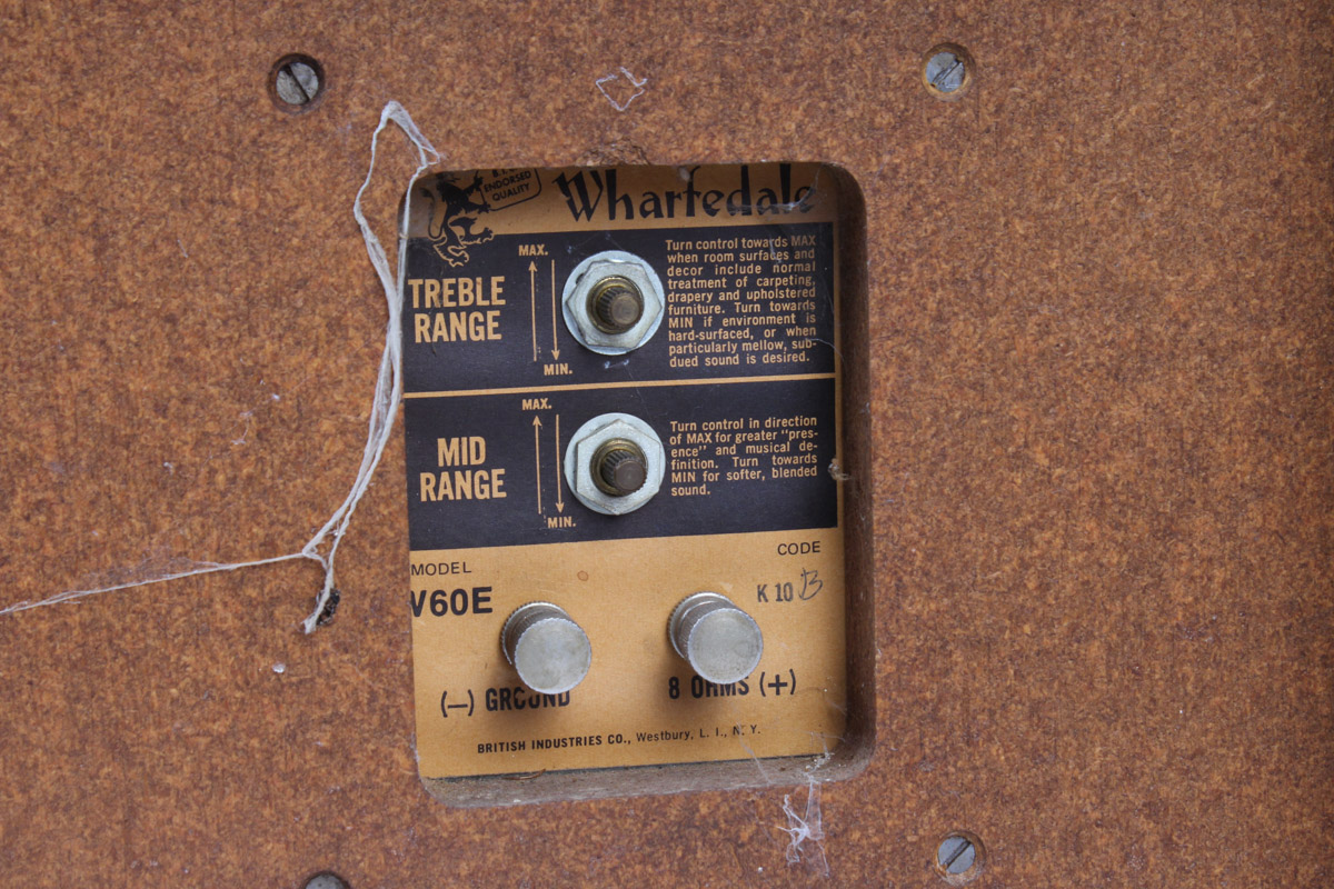 Wharfedale W60E Achromatic Speakers