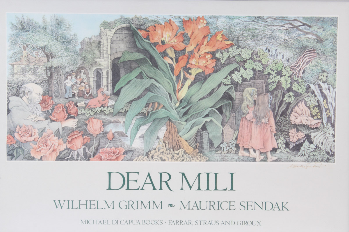 Maurice Sendak Signed 1988 "Dear Mili" Poster