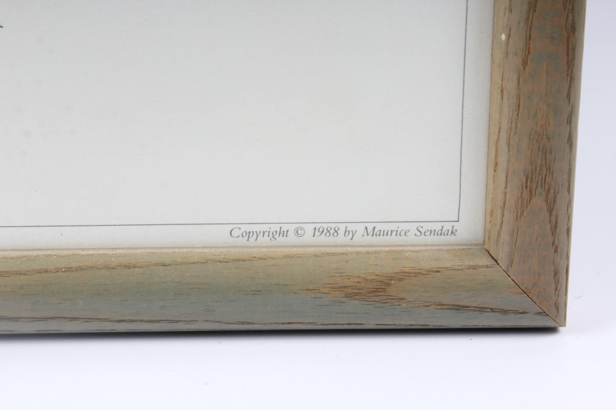 Maurice Sendak Signed 1988 "Dear Mili" Poster