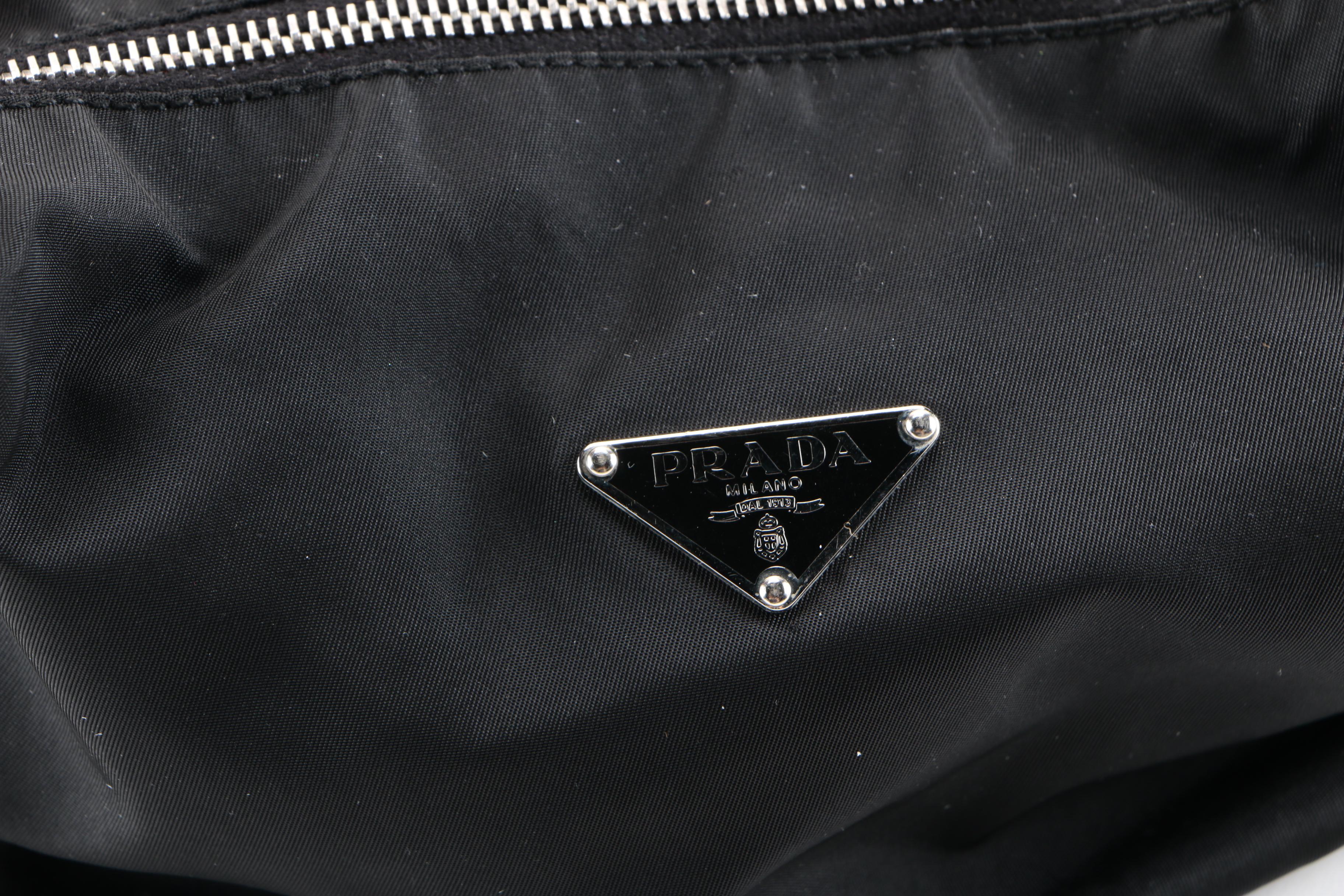 Prada Small Black Nylon Handbag
