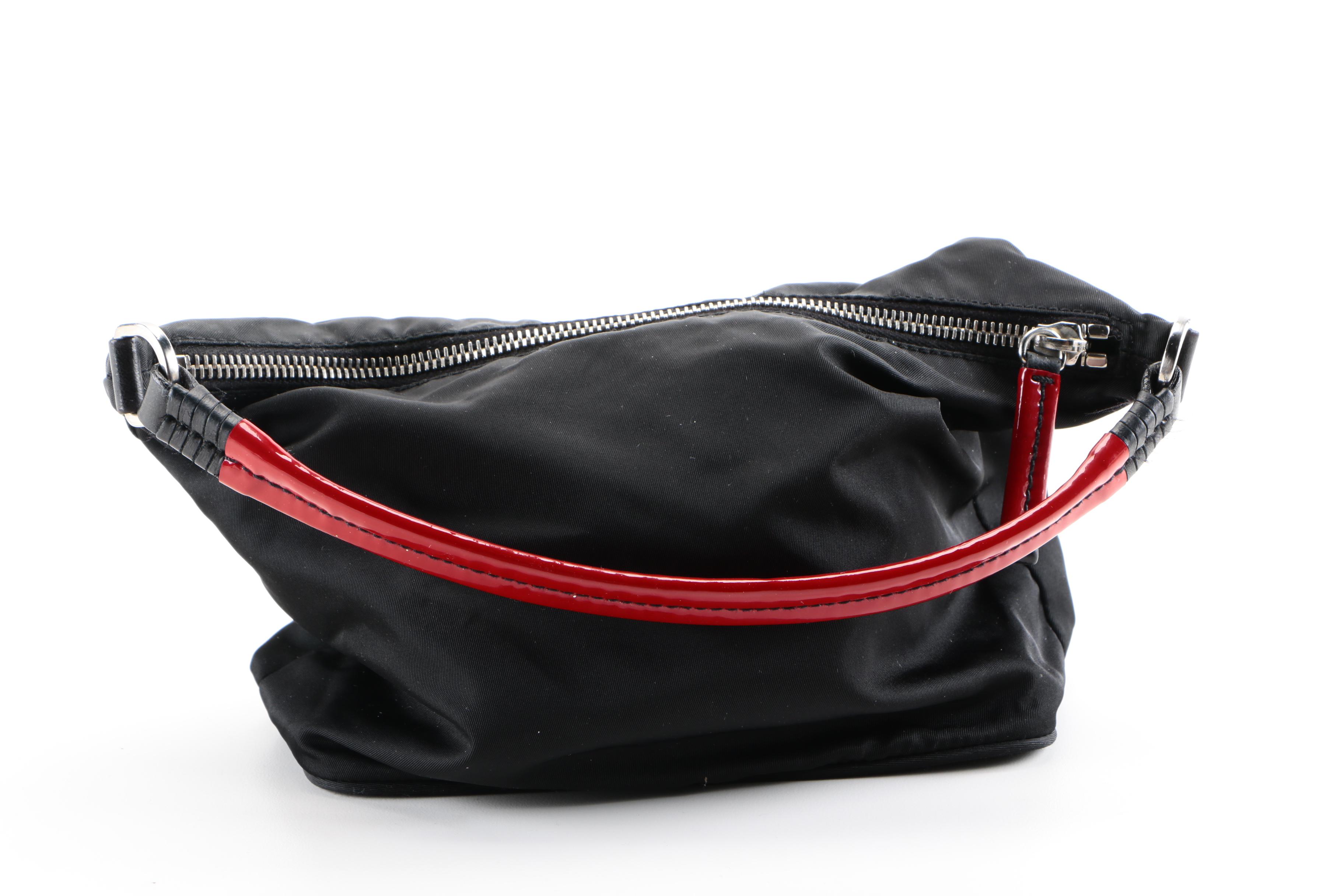 Prada Small Black Nylon Handbag