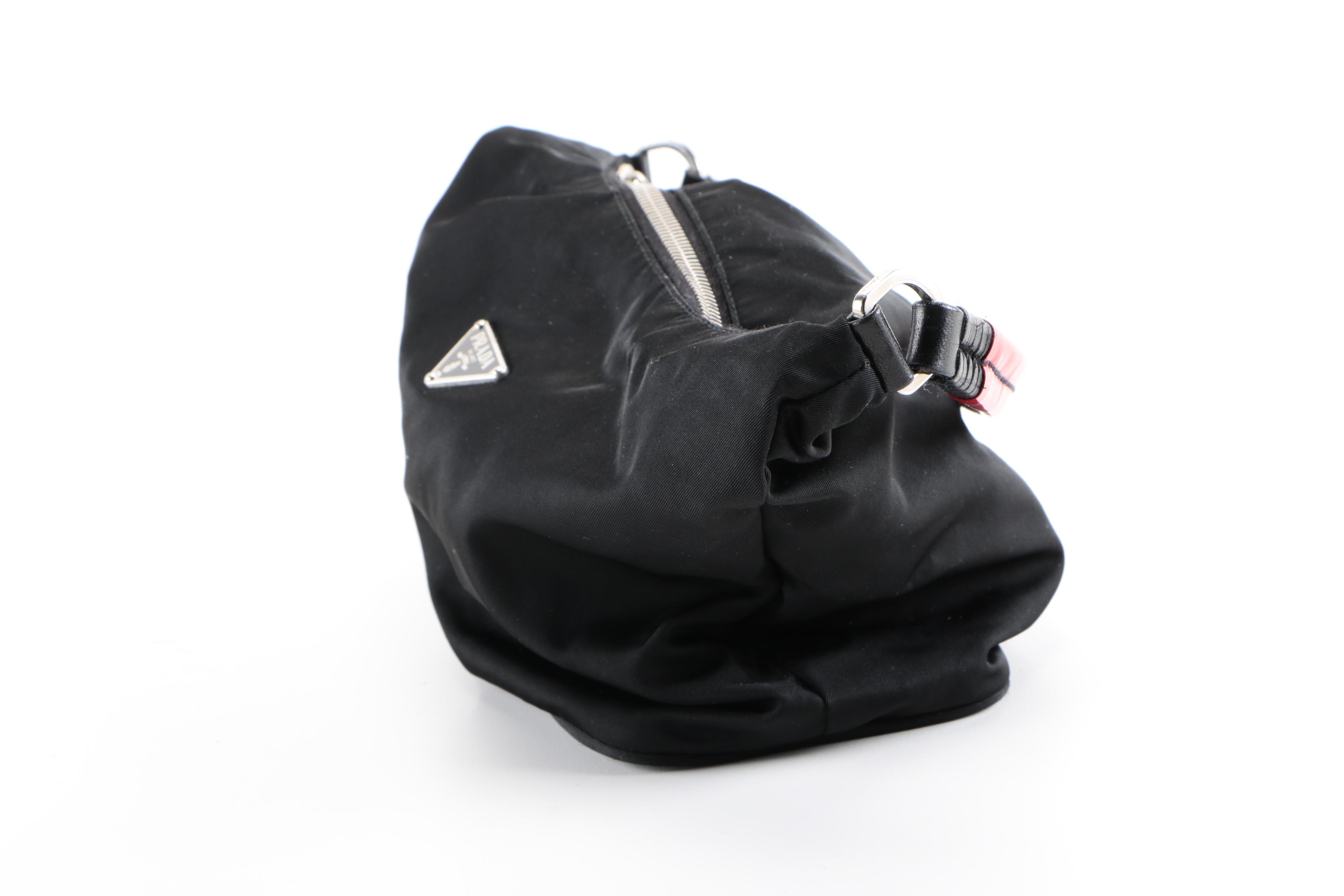 Prada Small Black Nylon Handbag