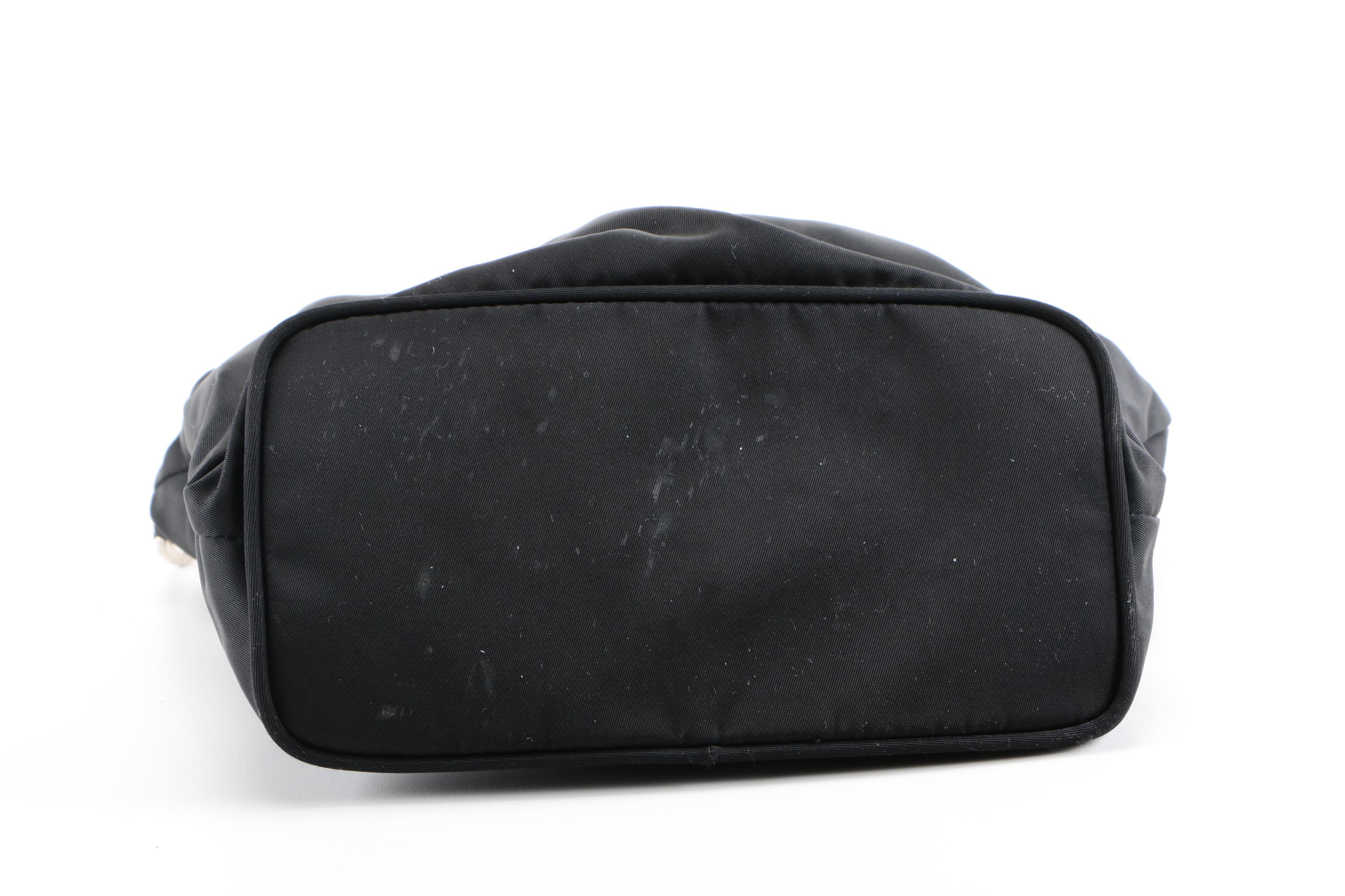 Prada Small Black Nylon Handbag