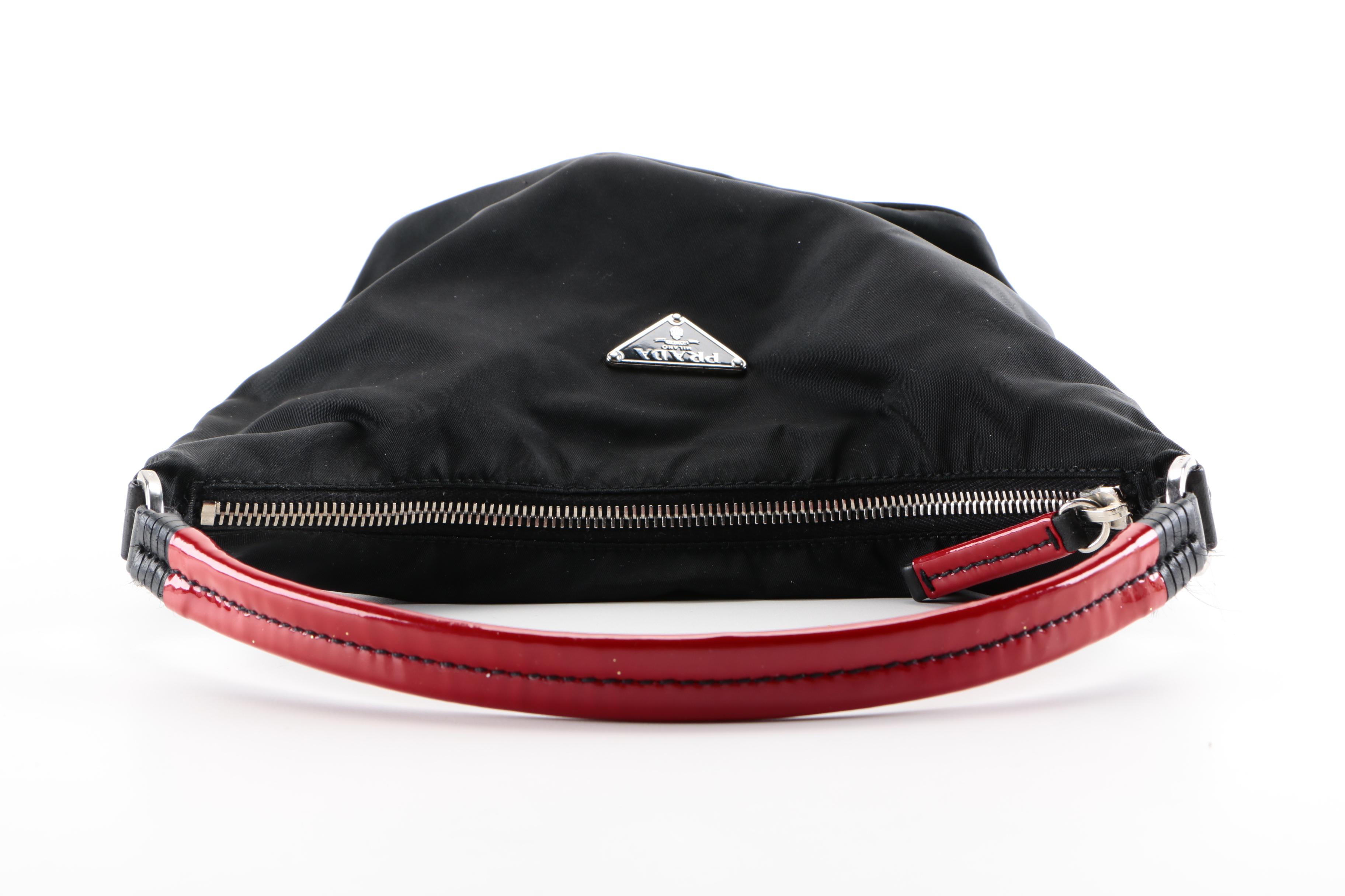 Prada Small Black Nylon Handbag