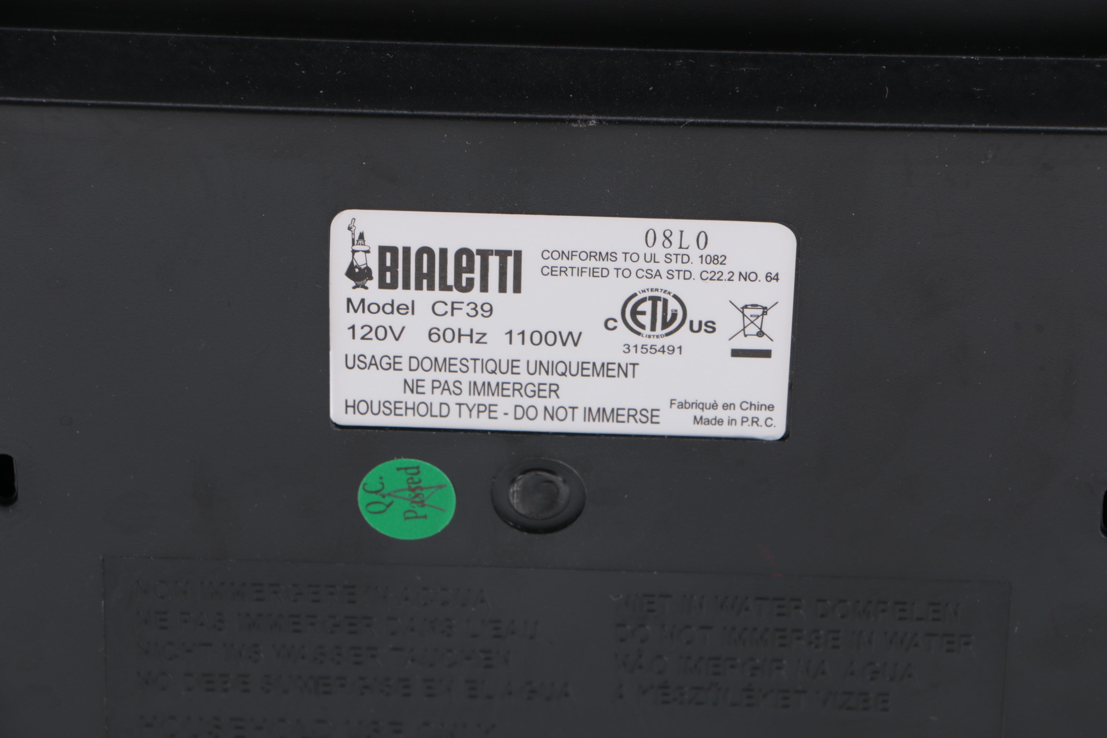 Bialetti Caffe Concerto Espresso Machine