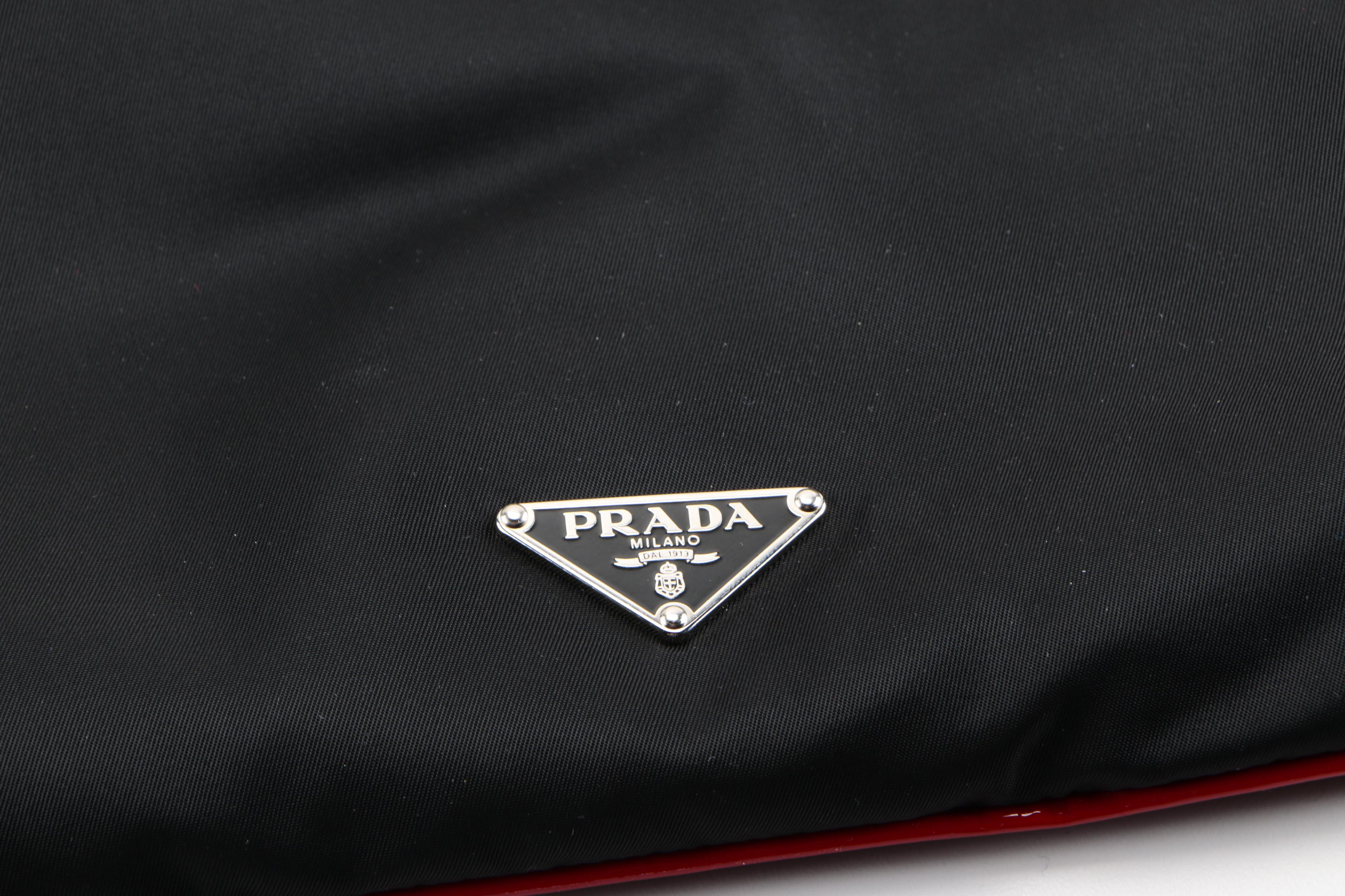 Prada Bicolor Tessuto Tote