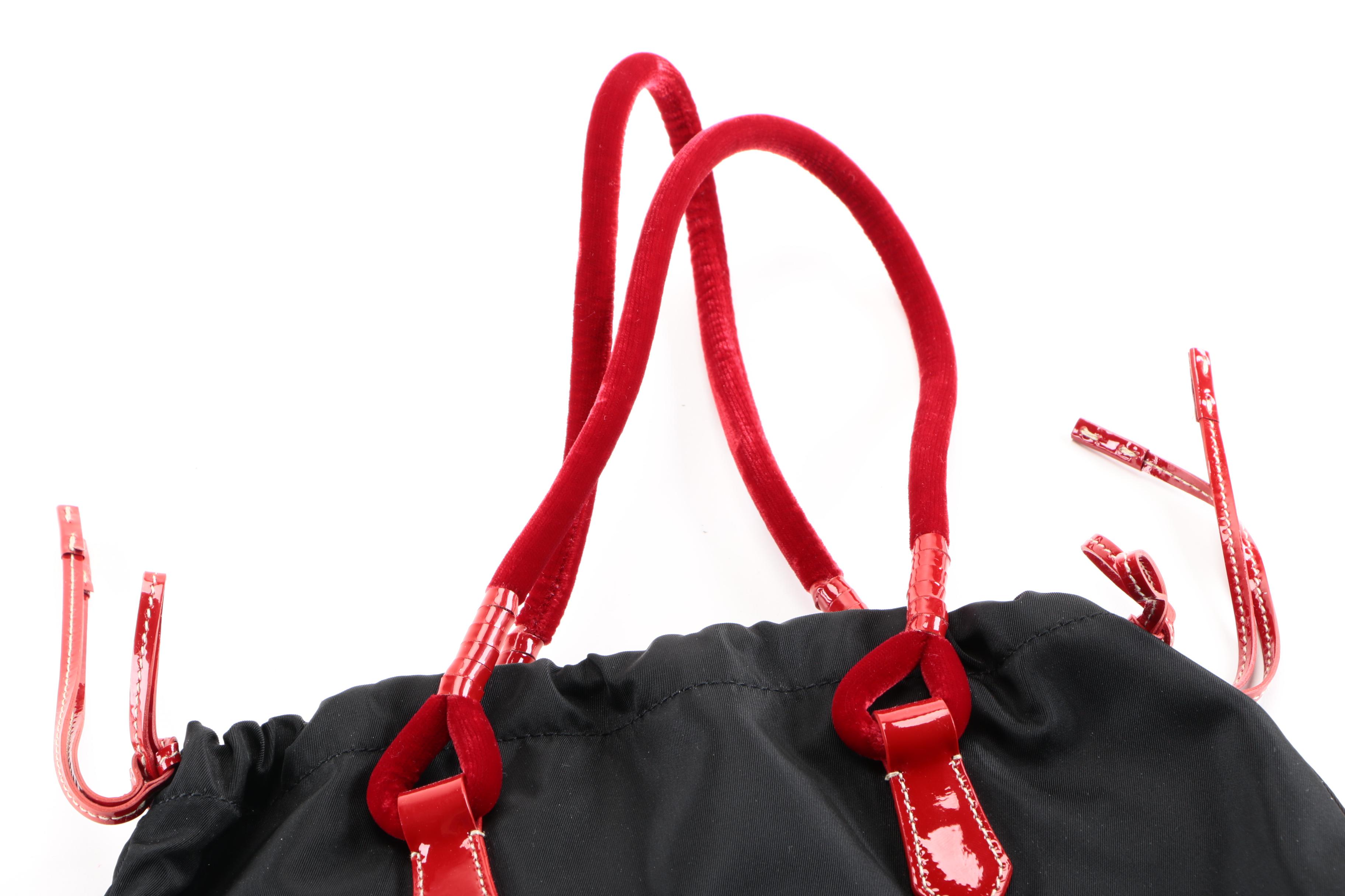 Prada Bicolor Tessuto Tote