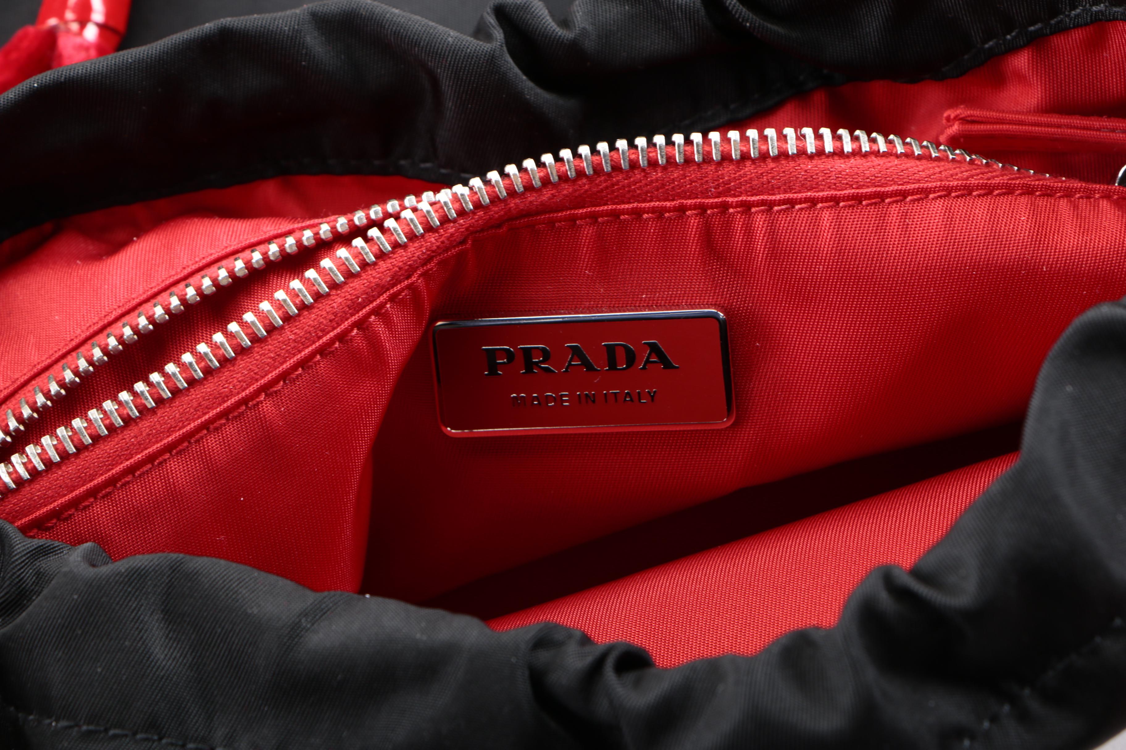 Prada Bicolor Tessuto Tote