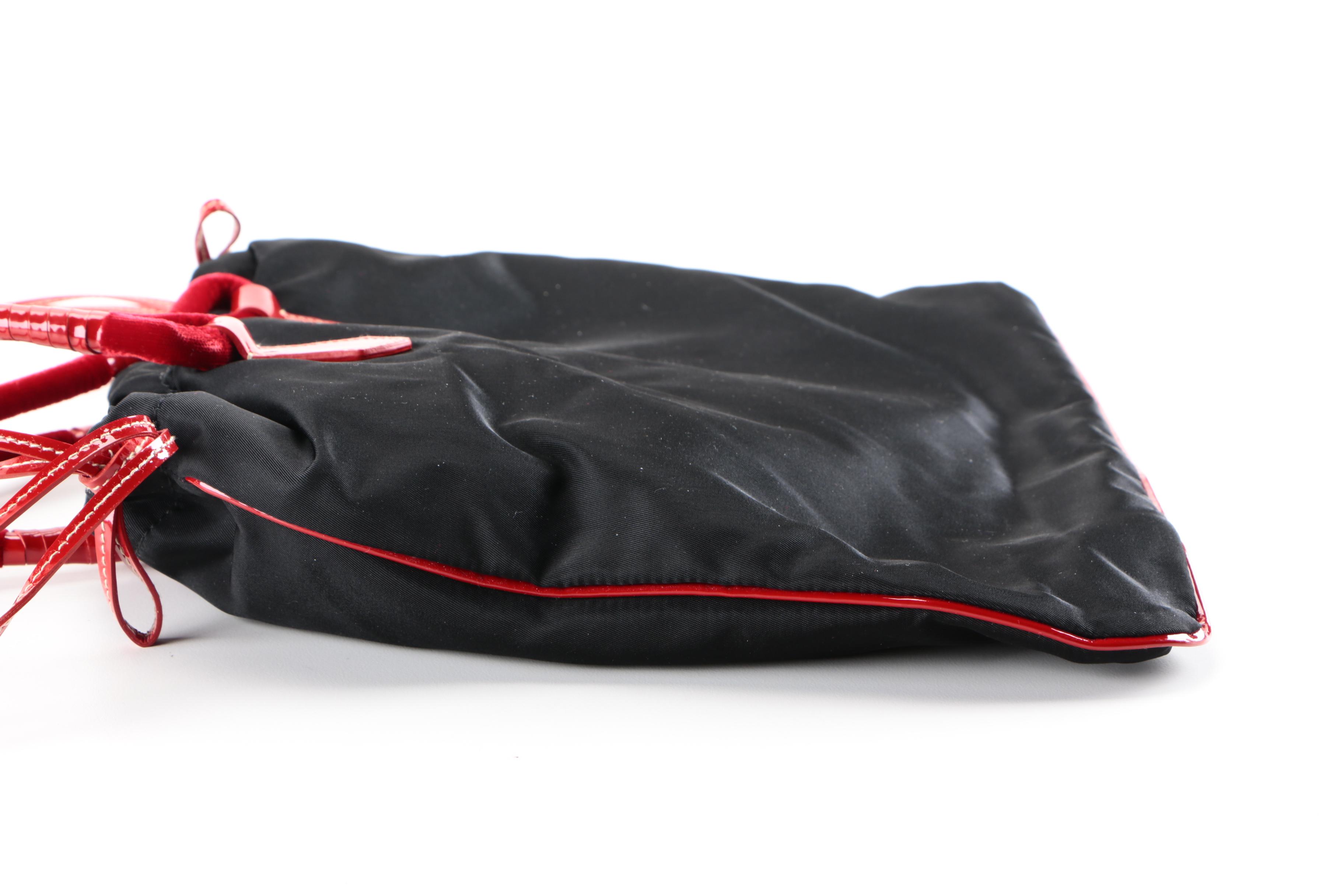 Prada Bicolor Tessuto Tote