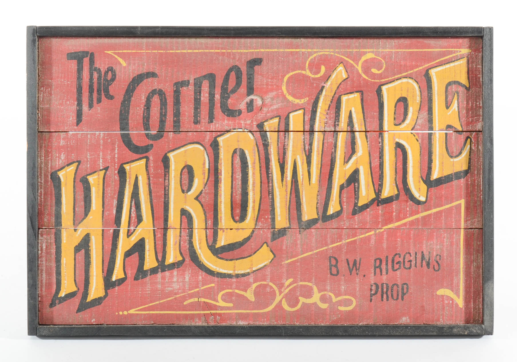 Collection of Vintage-Style Hand-Painted Wooden Signs