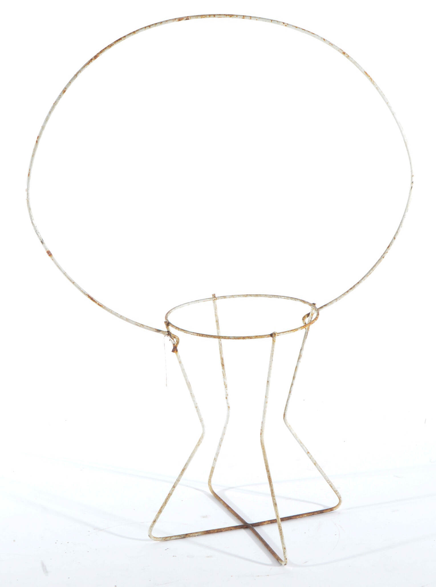 Collection of Vintage Metal Funeral Planter Baskets