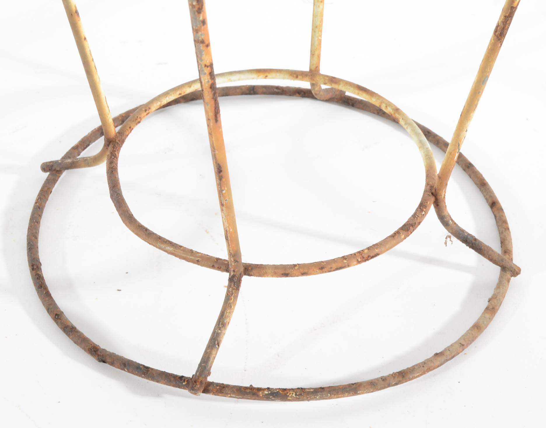 Collection of Vintage Metal Funeral Planter Baskets