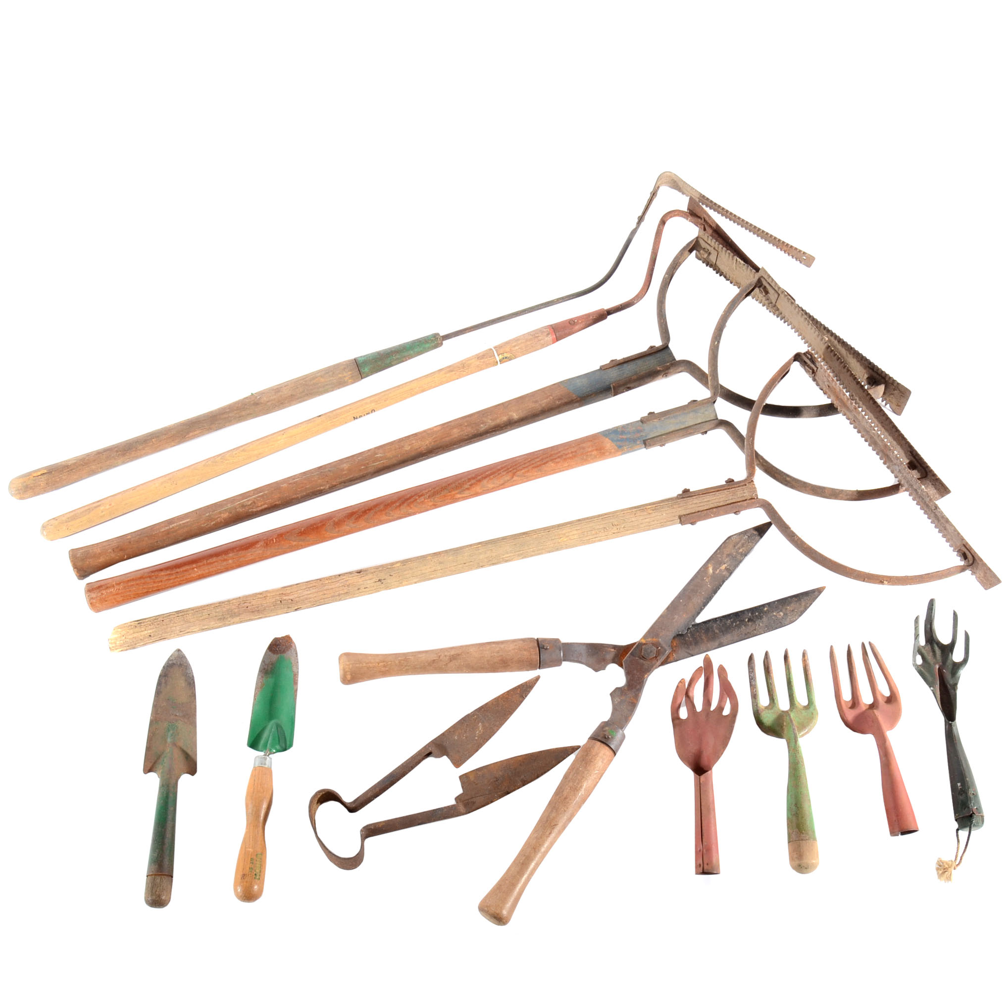 Collection of Vintage and Antique Garden Tools