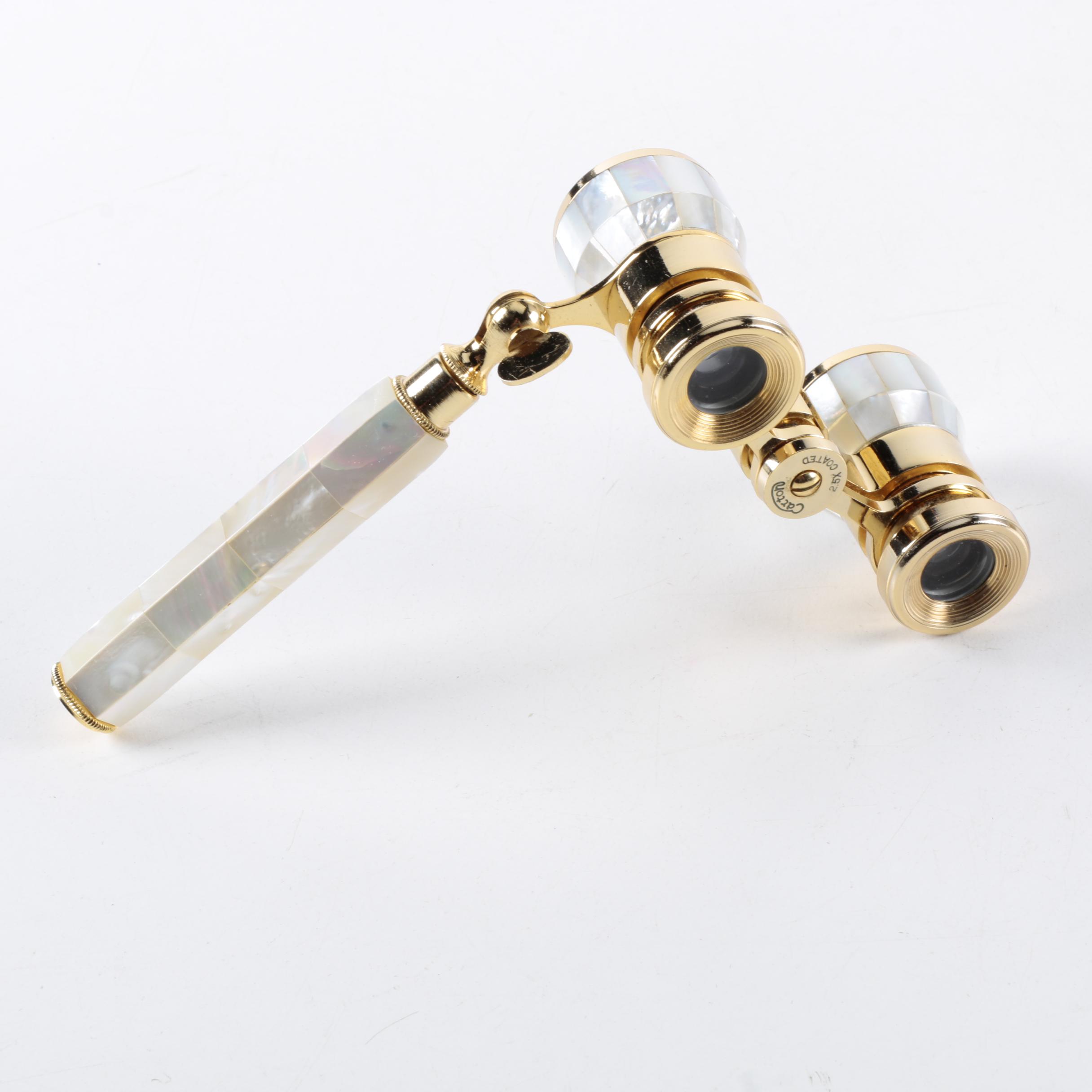 Carton Mother of Pearl Opera Glasses