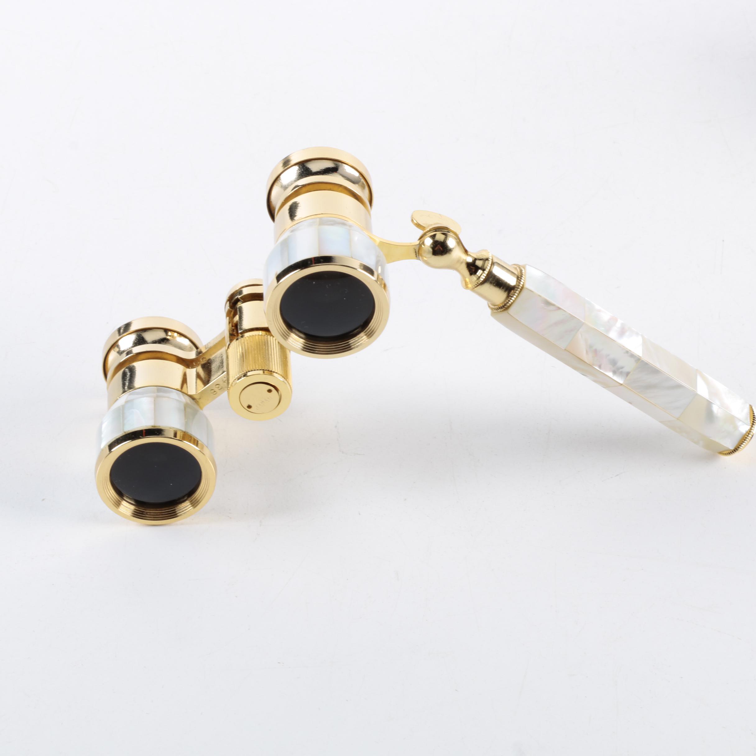 Carton Mother of Pearl Opera Glasses