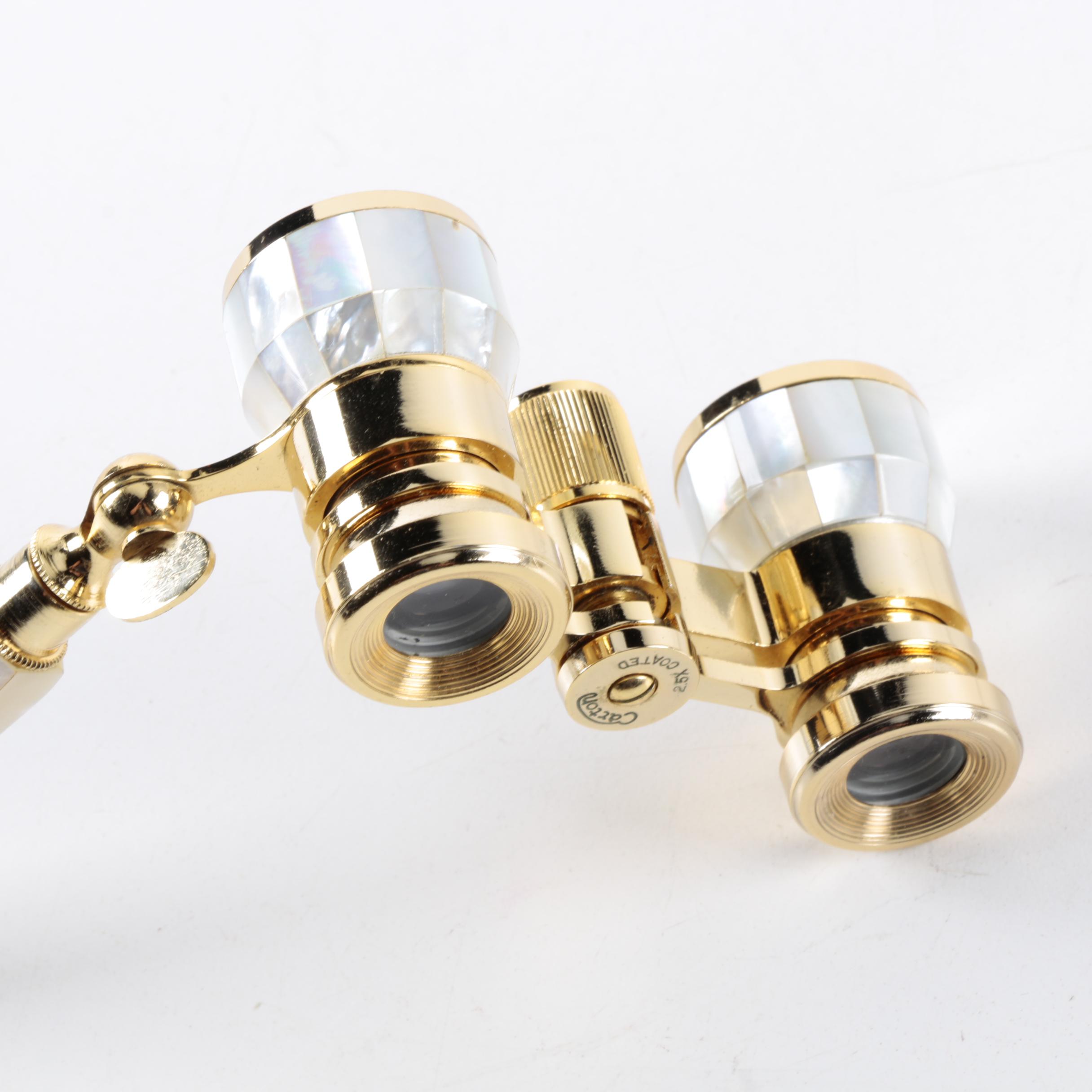 Carton Mother of Pearl Opera Glasses