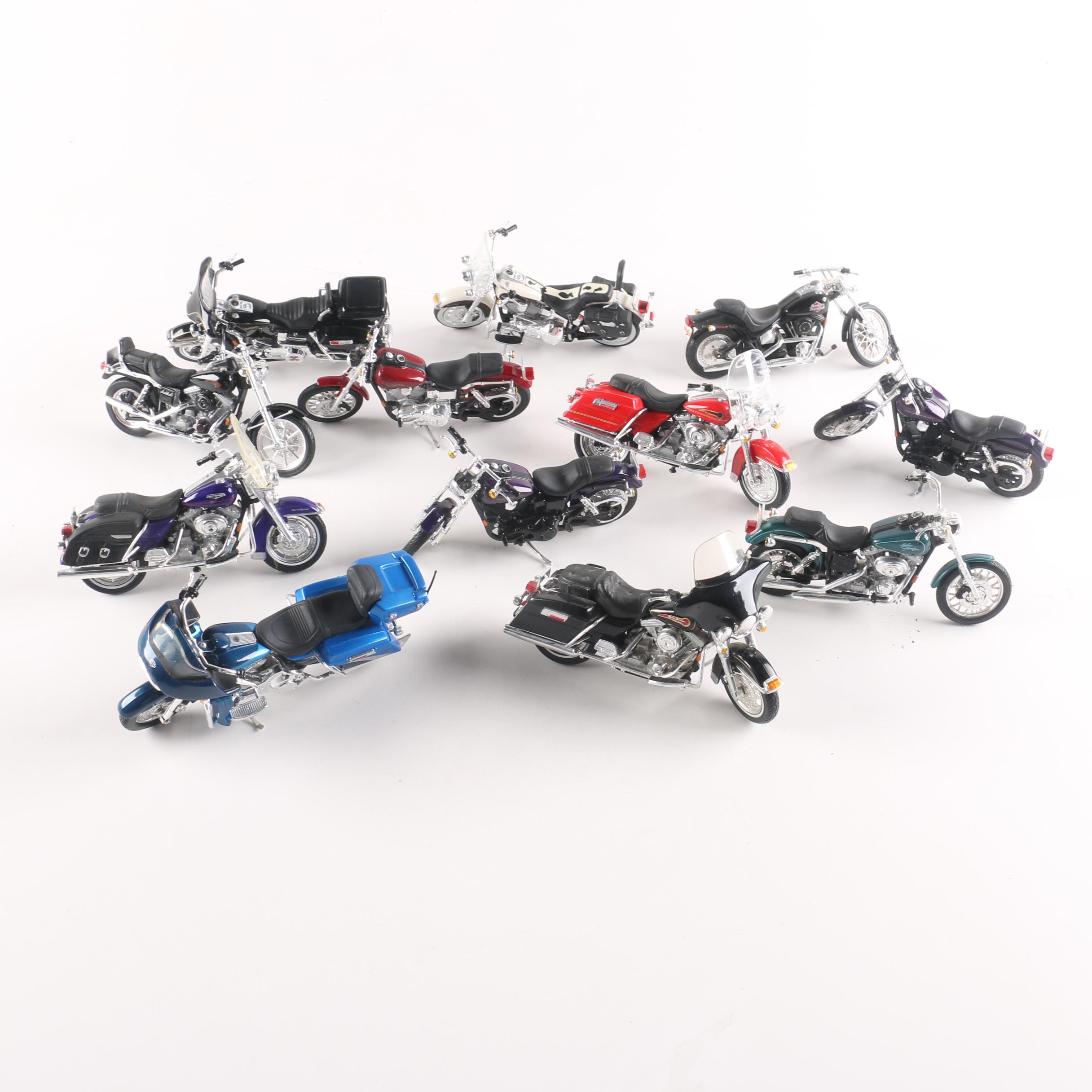 Harley Davidson Die-Cast Motorcycles