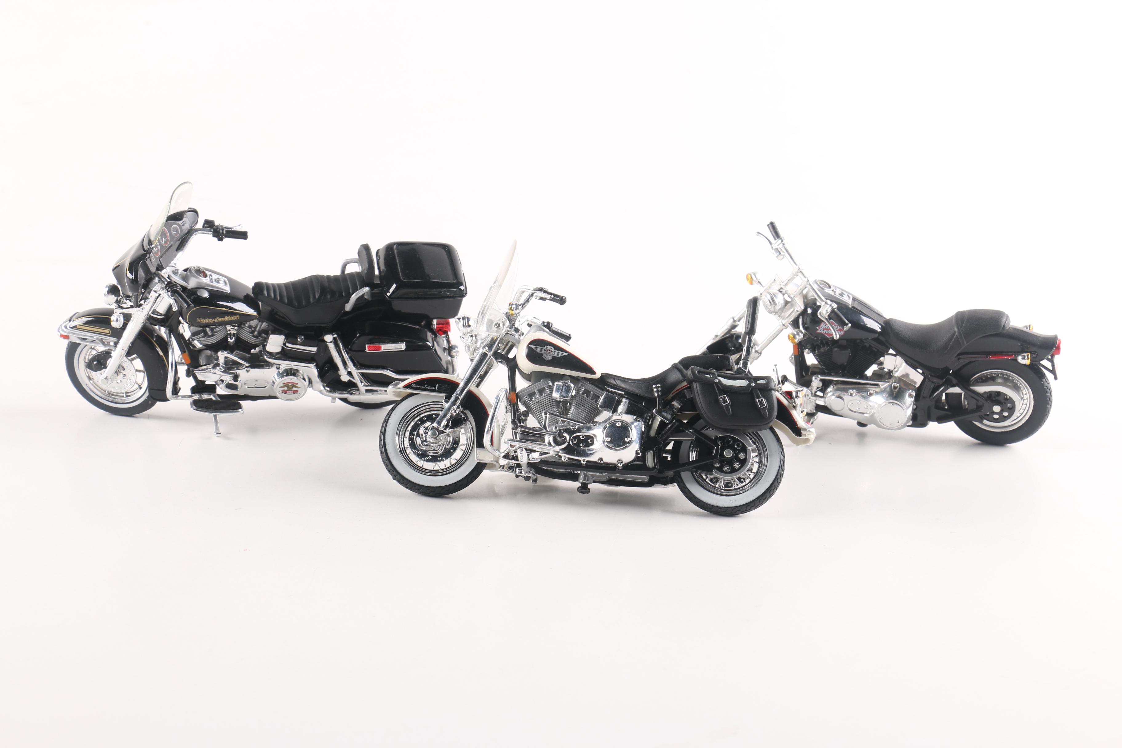Harley Davidson Die-Cast Motorcycles