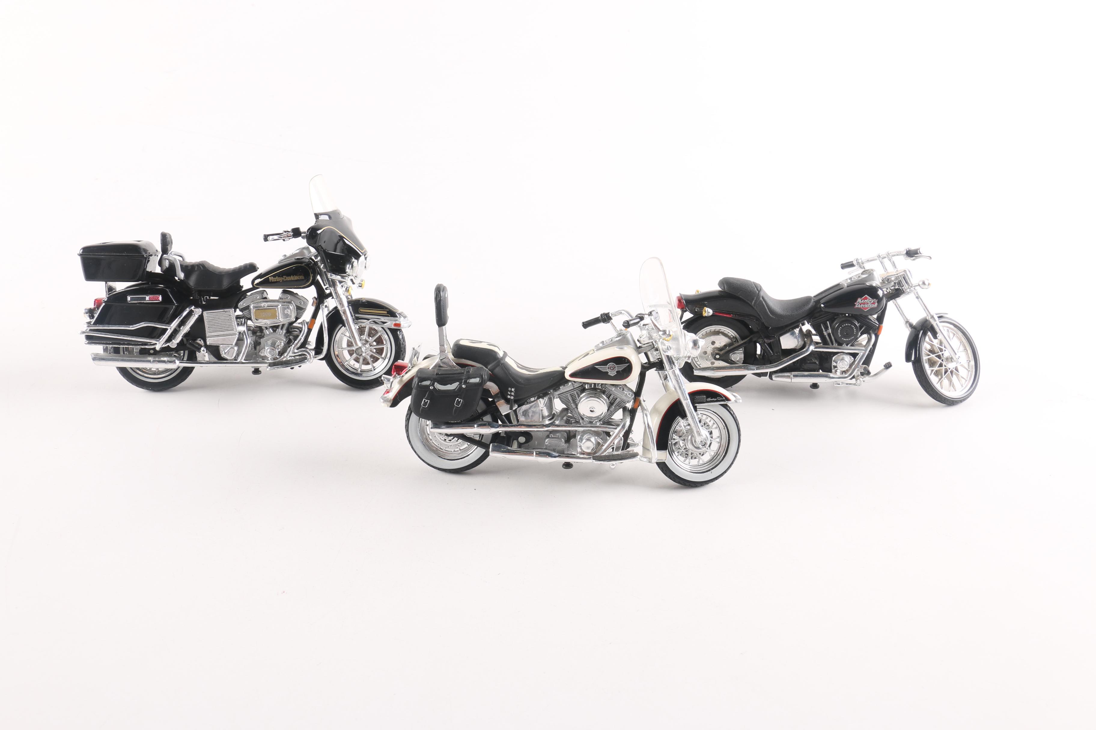 Harley Davidson Die-Cast Motorcycles