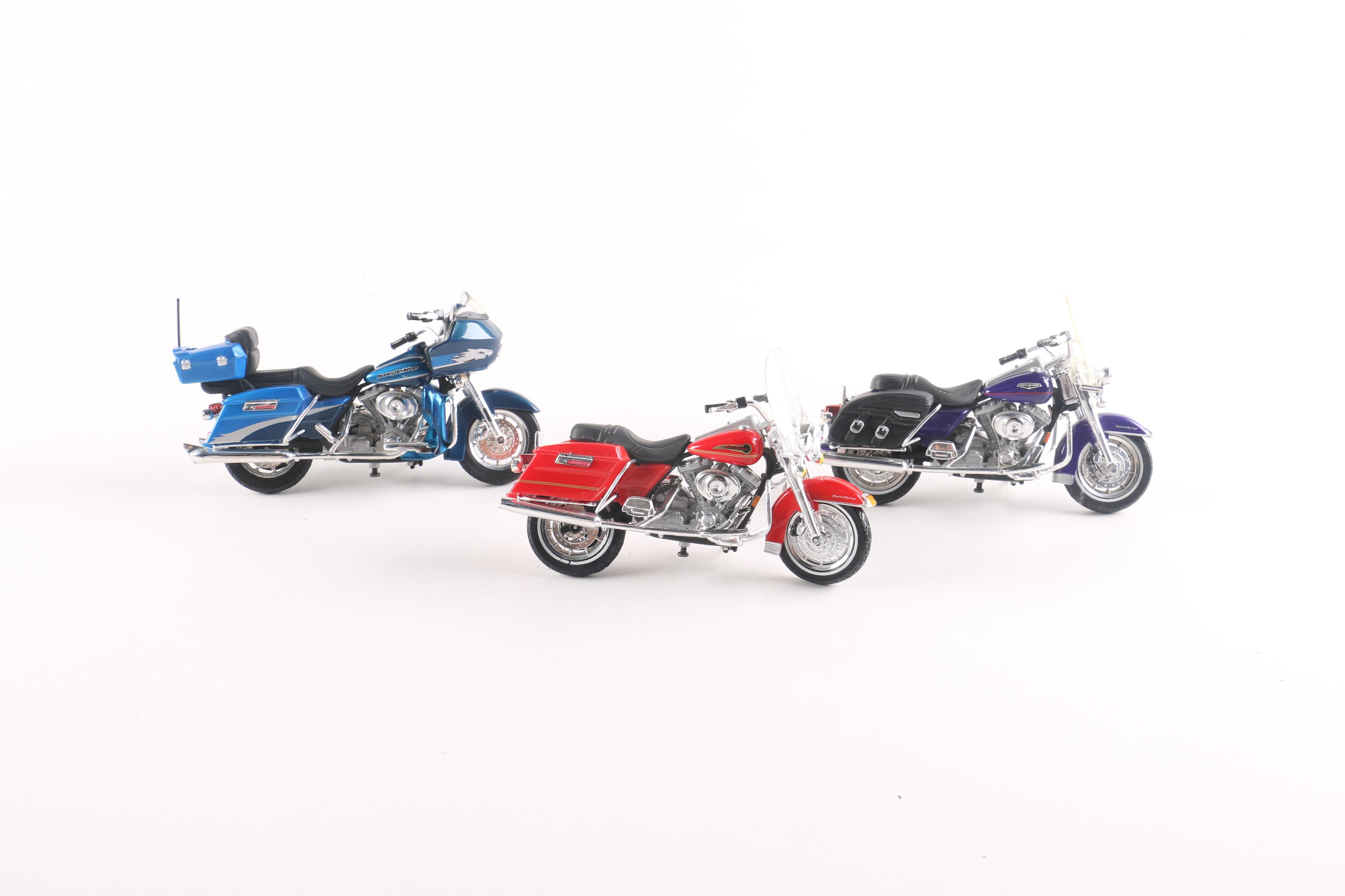 Harley Davidson Die-Cast Motorcycles