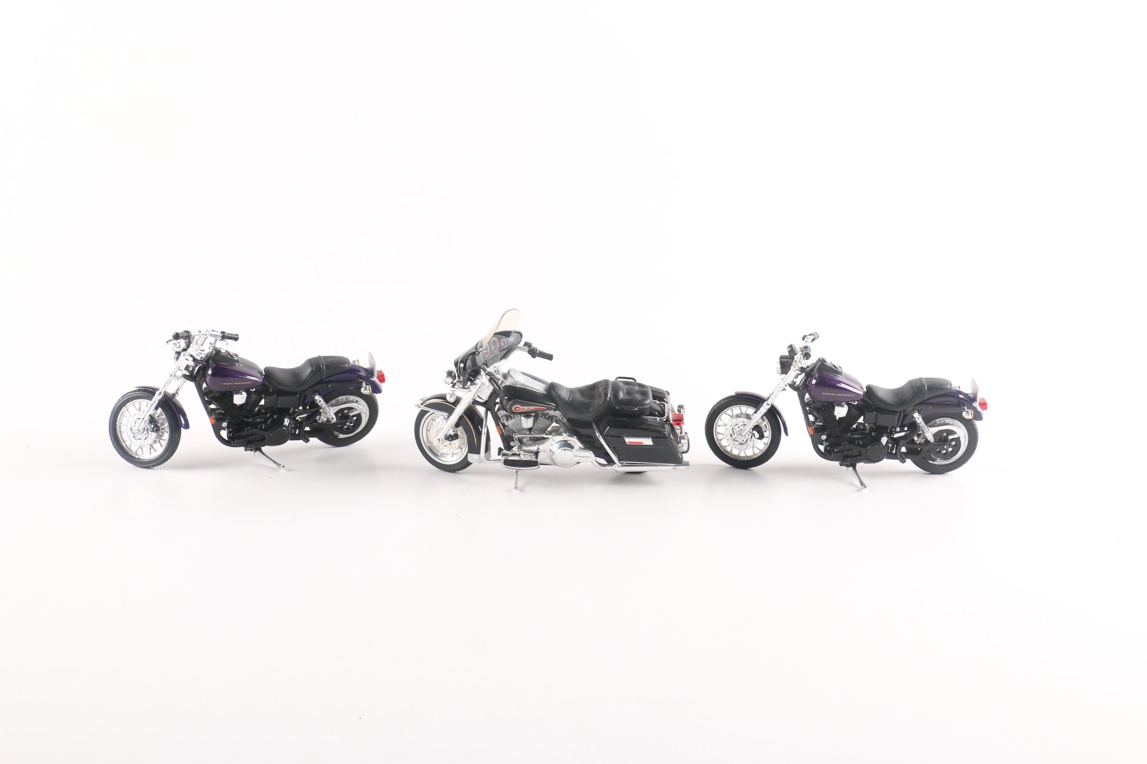 Harley Davidson Die-Cast Motorcycles