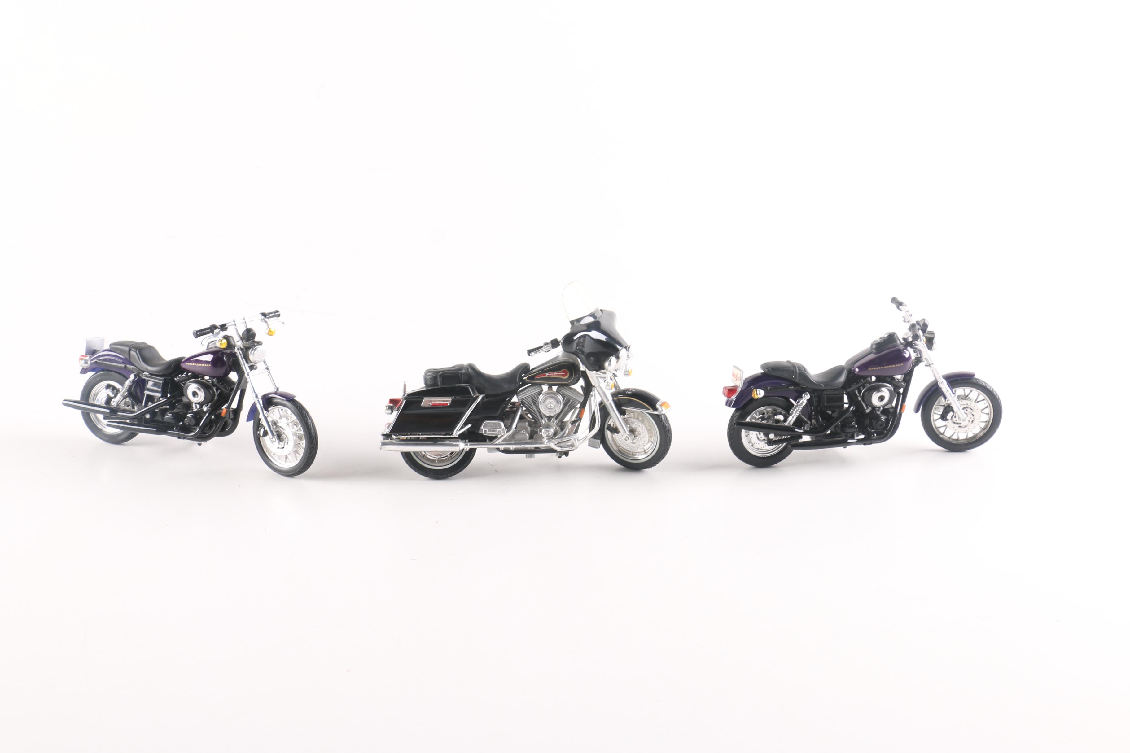 Harley Davidson Die-Cast Motorcycles