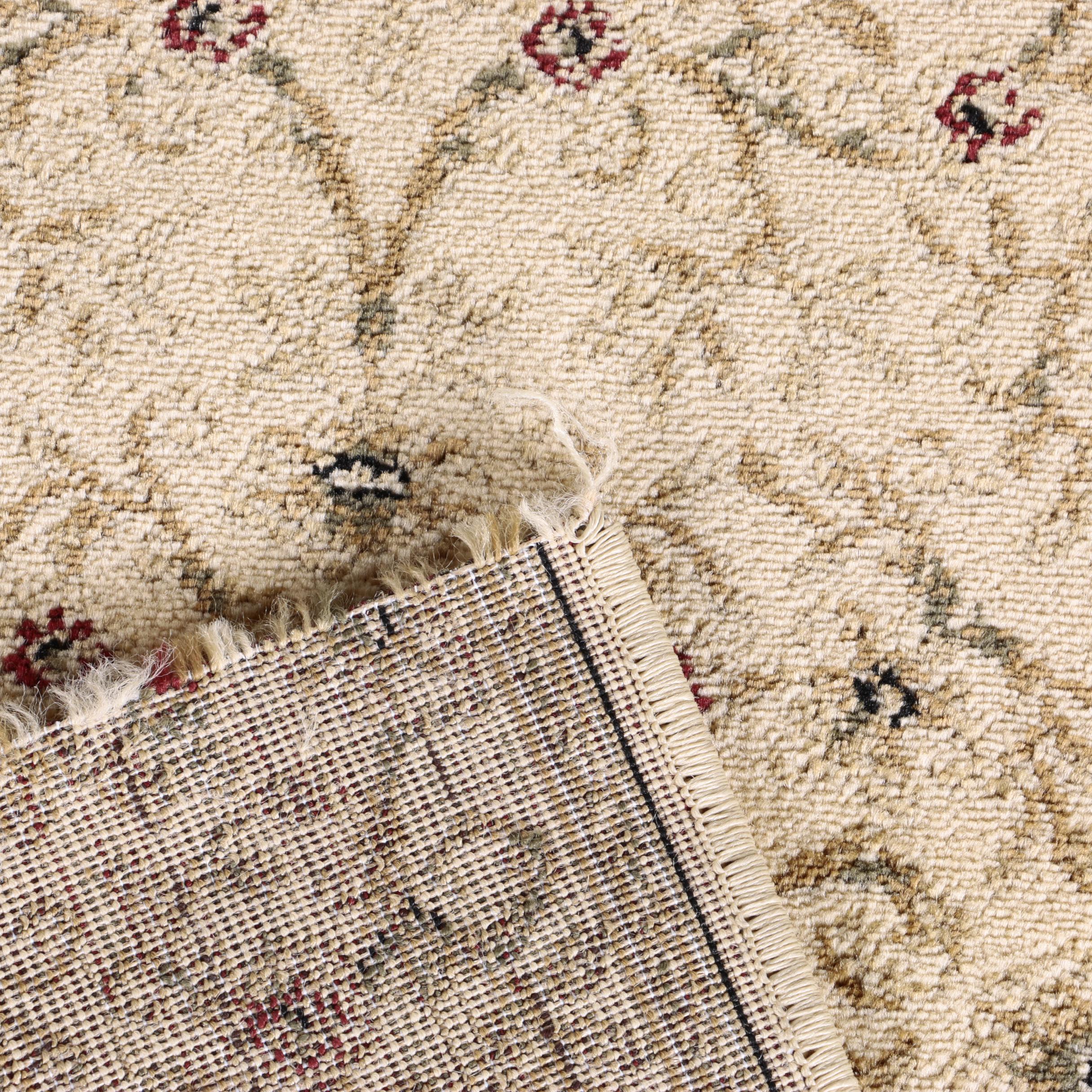 Power-Loomed Floral Carpet Runner