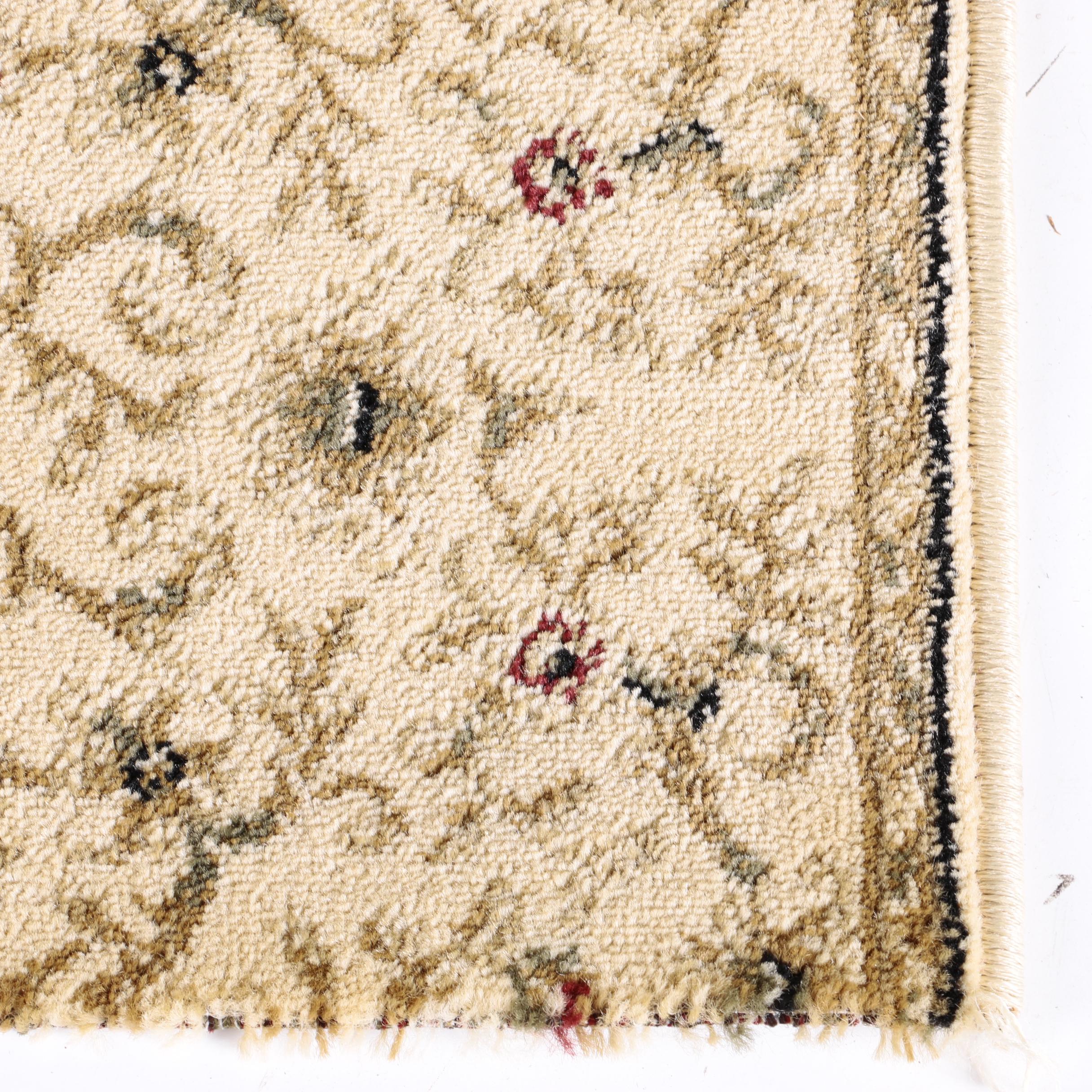 Power-Loomed Floral Carpet Runner