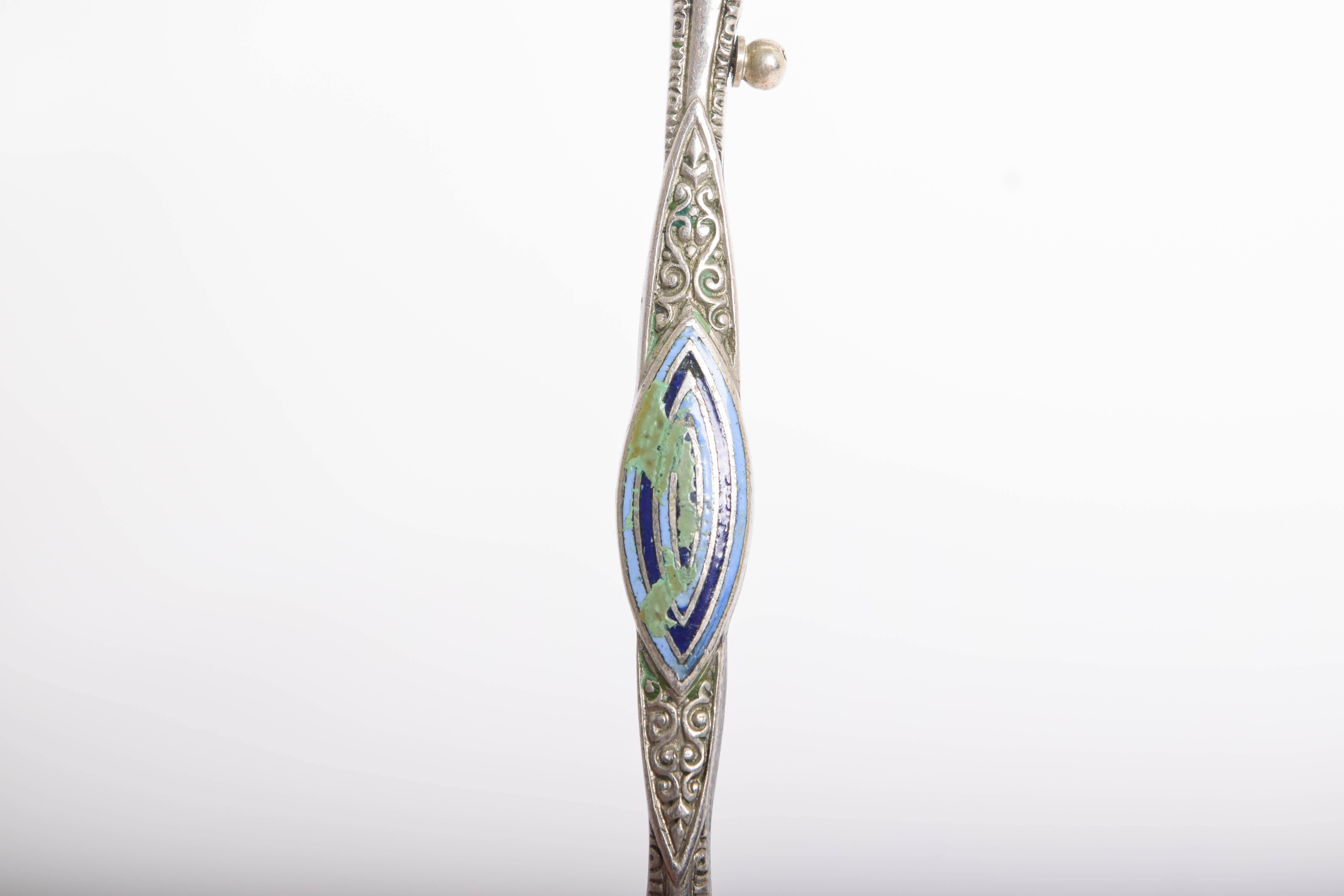 Antique Sterling Silver Folding Opera Glasses