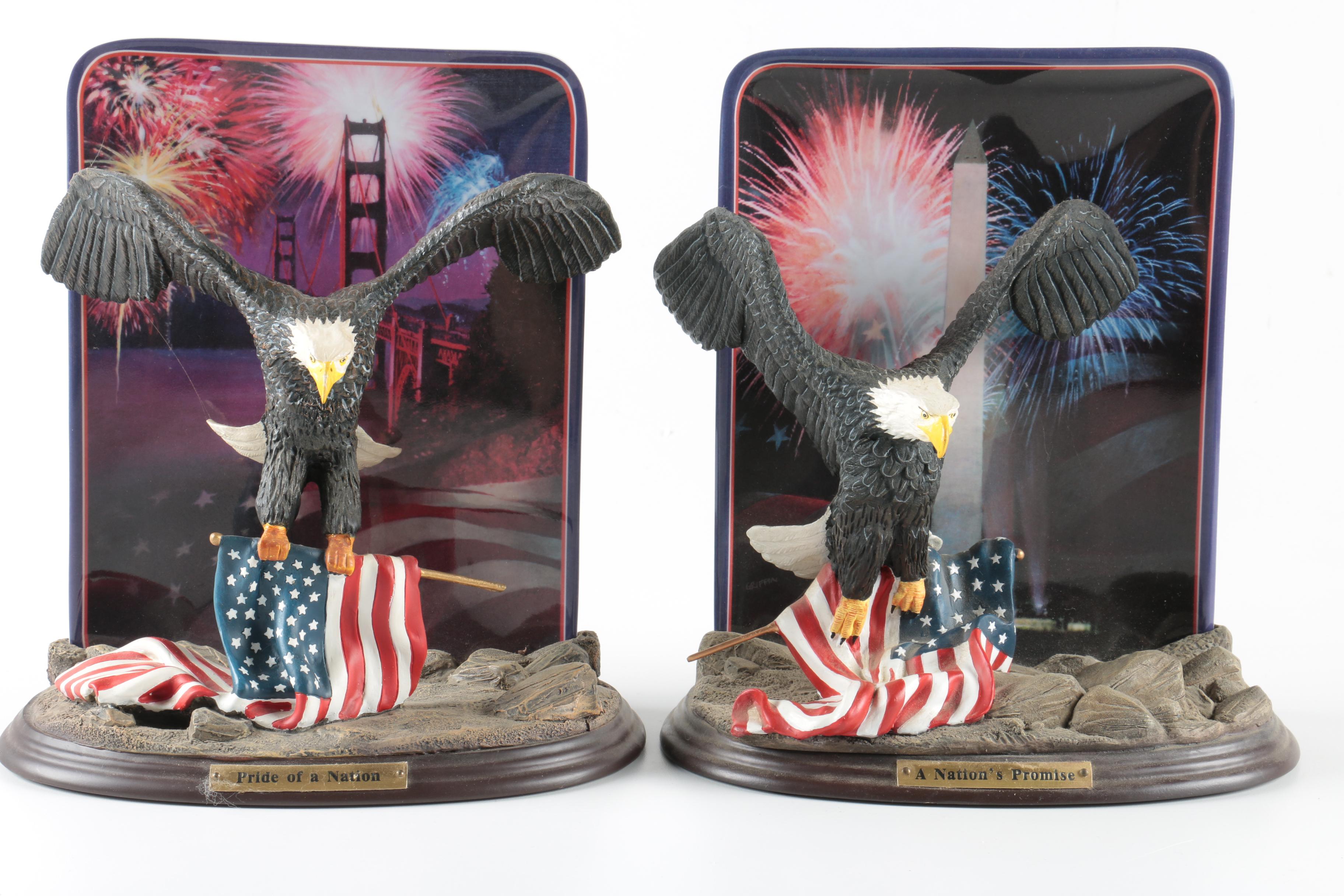 The Bradford Exchange Jim Griffin Limited Edition American Eagle Figurines