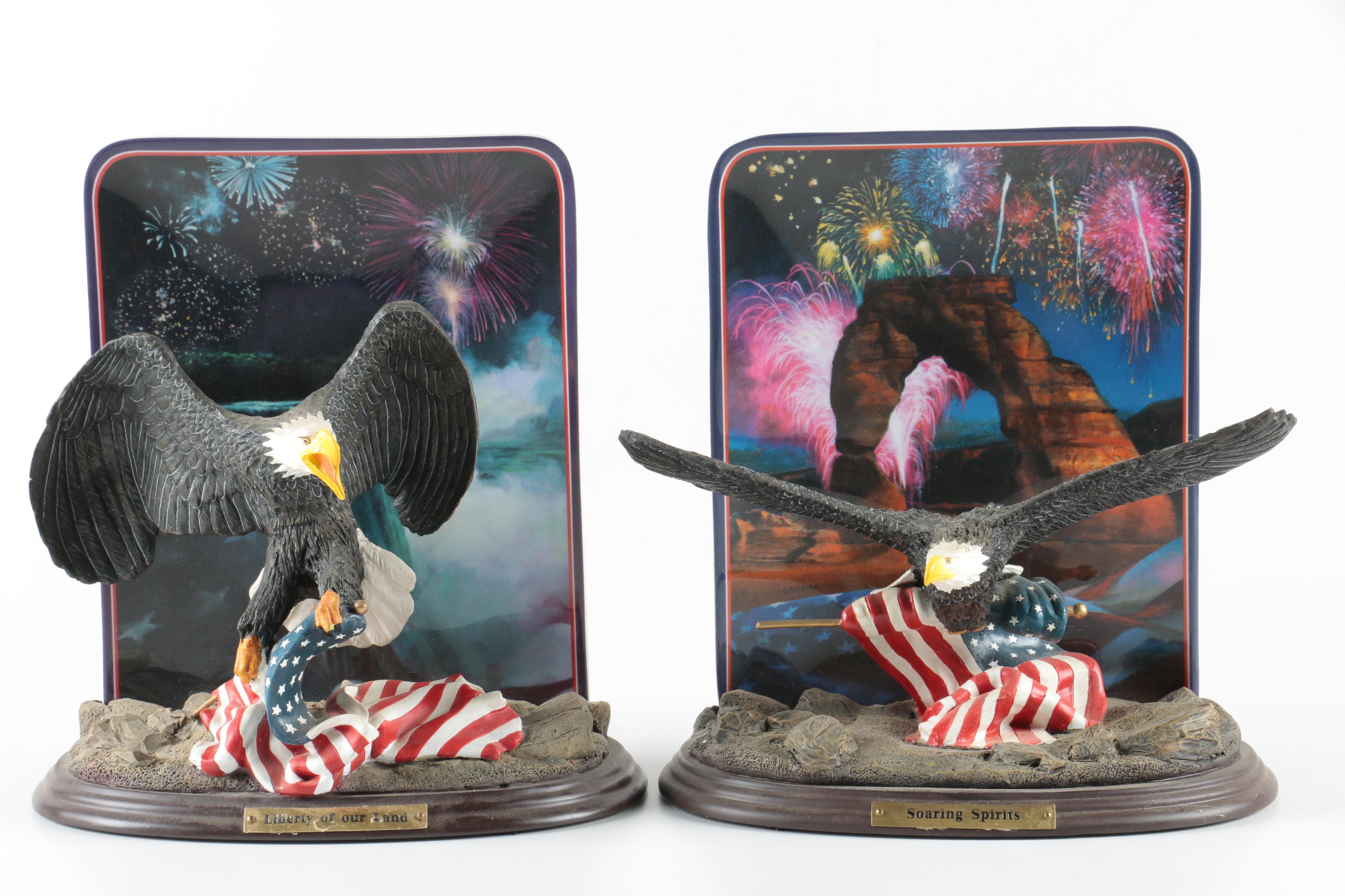 The Bradford Exchange Jim Griffin Limited Edition American Eagle Figurines