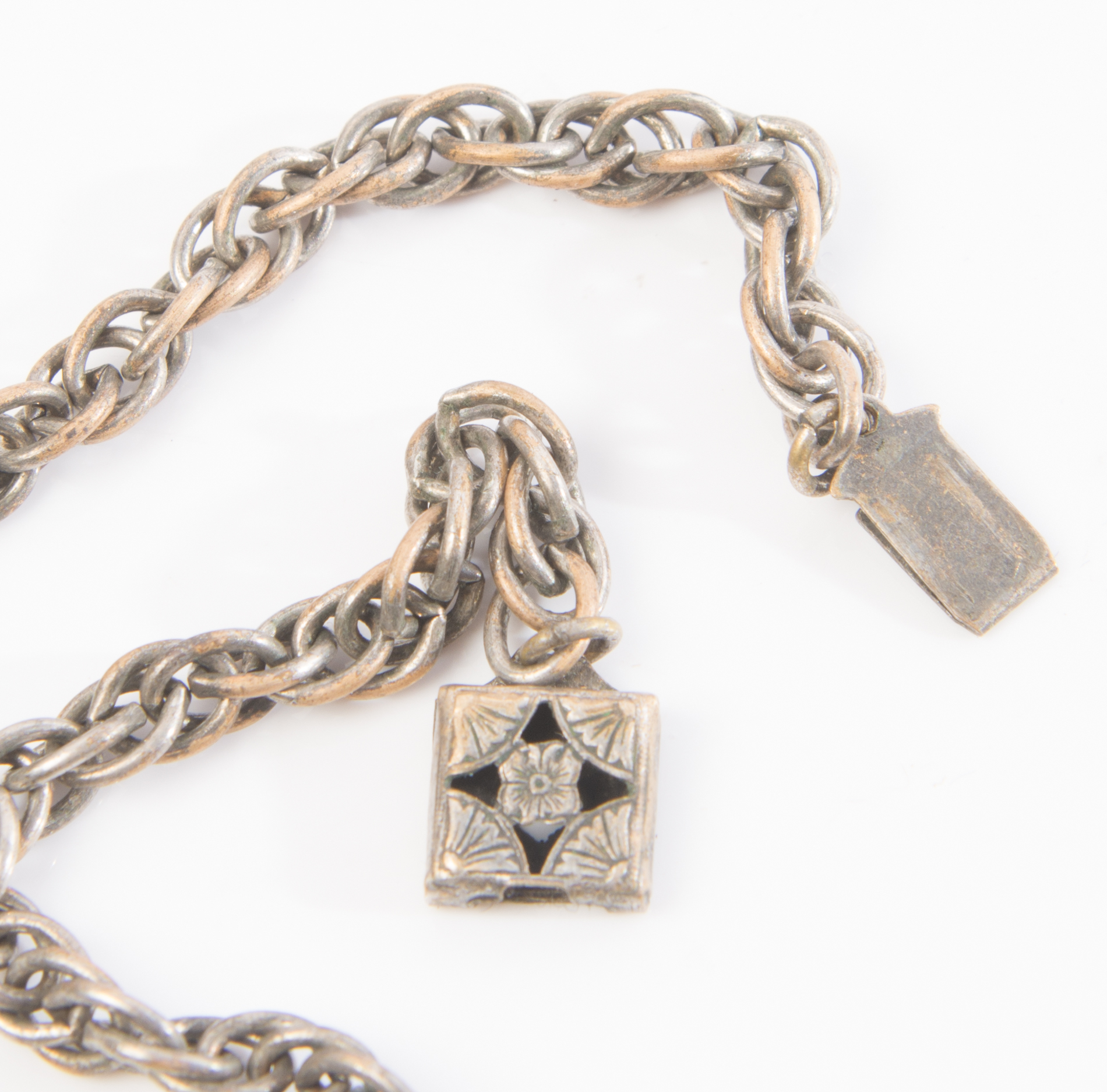 Silver Tone Costume Necklace