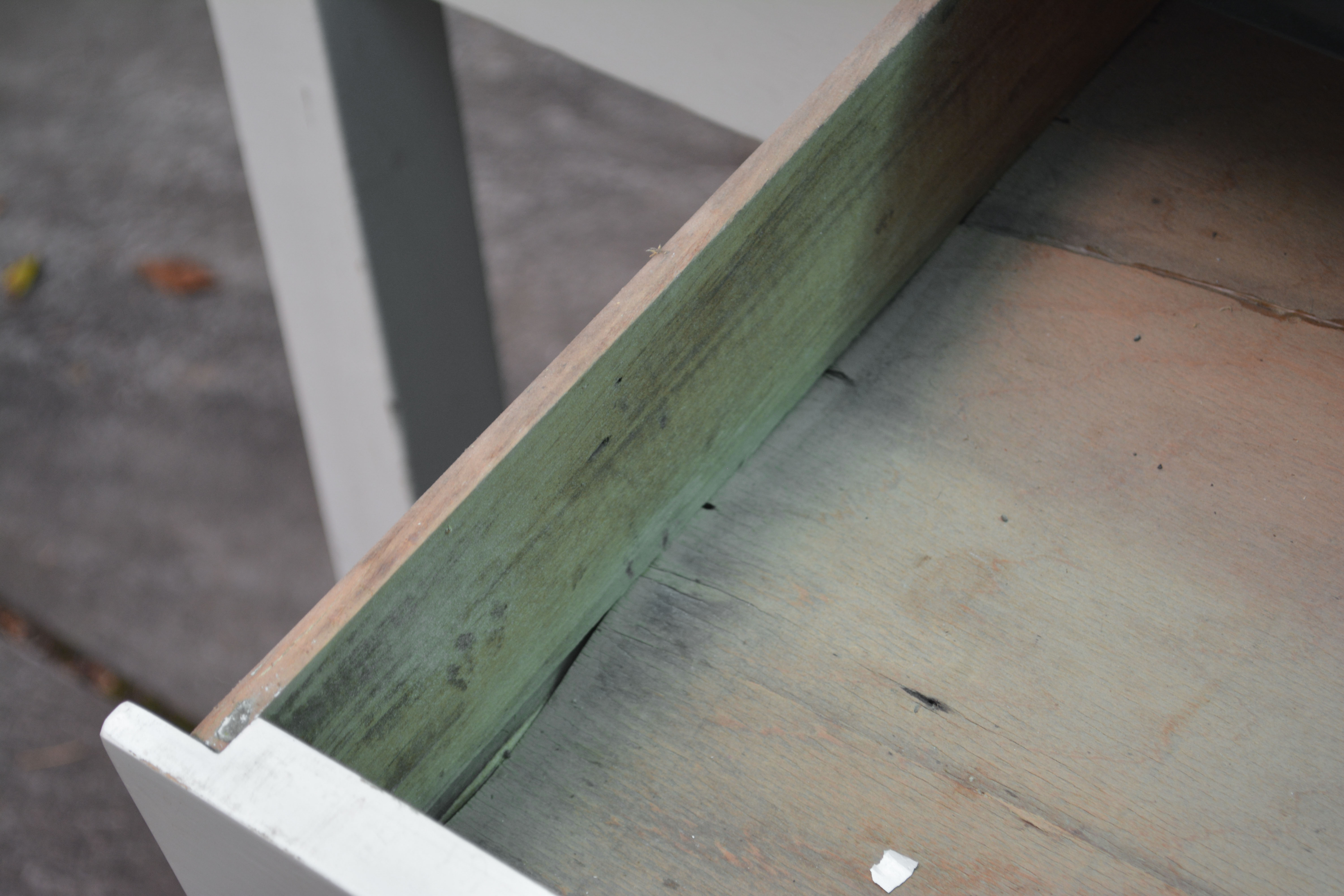 White Metal Top Kitchen Work Table