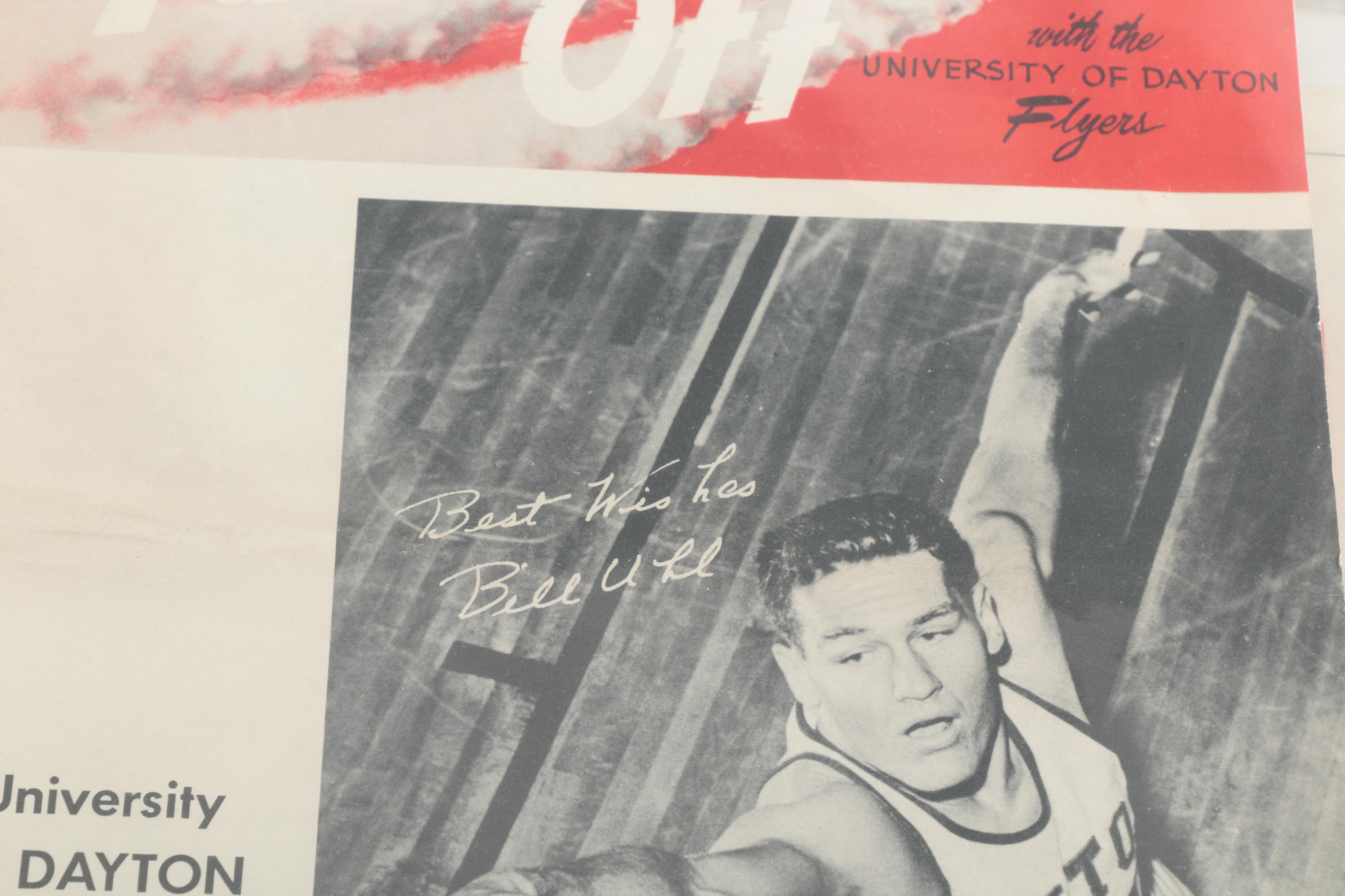 Vintage University of Dayton Basketball Game Programs