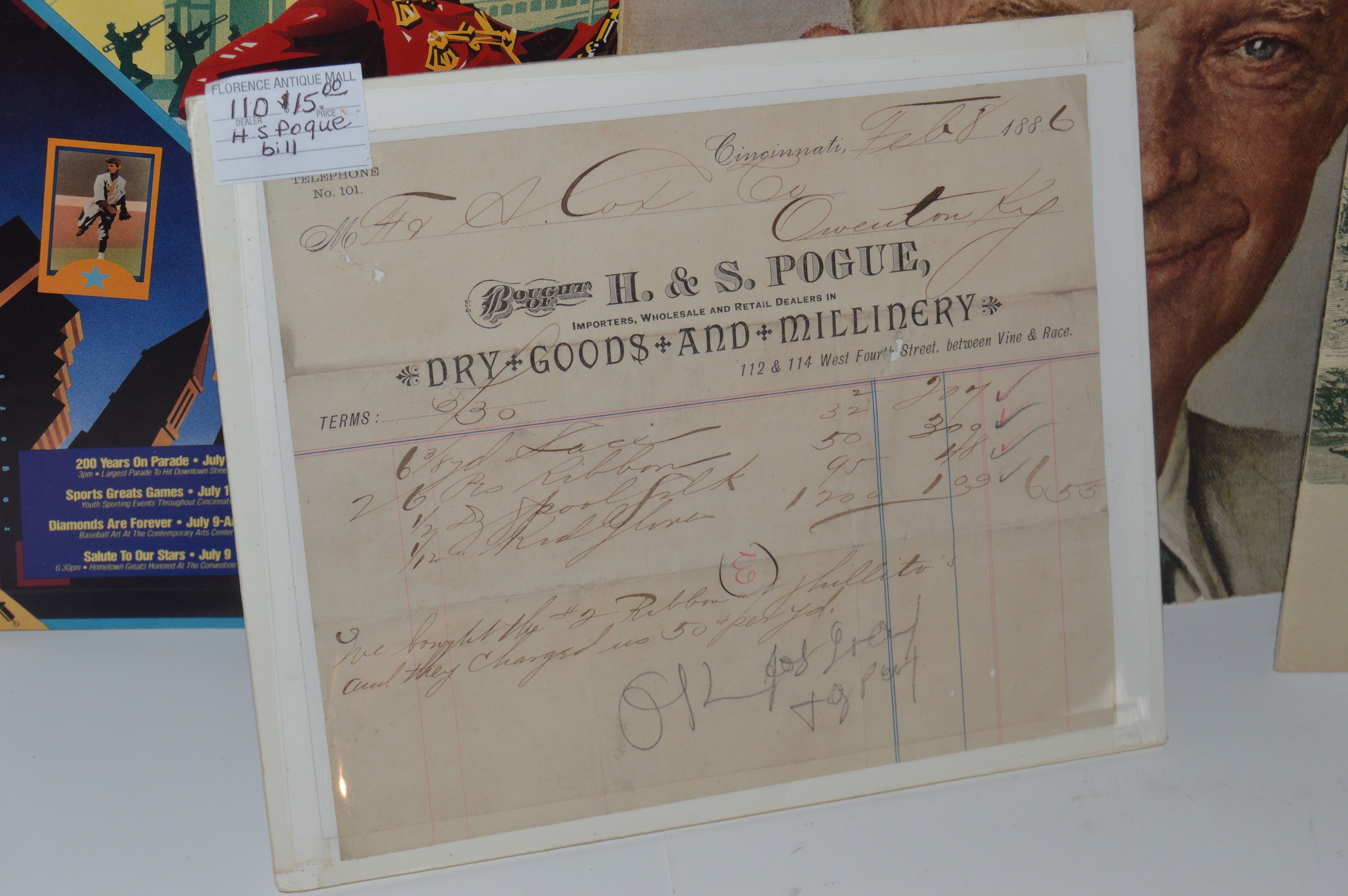 Vintage Cincinnati Ephemera Including a 1950s Beverly Hills Country Club Program