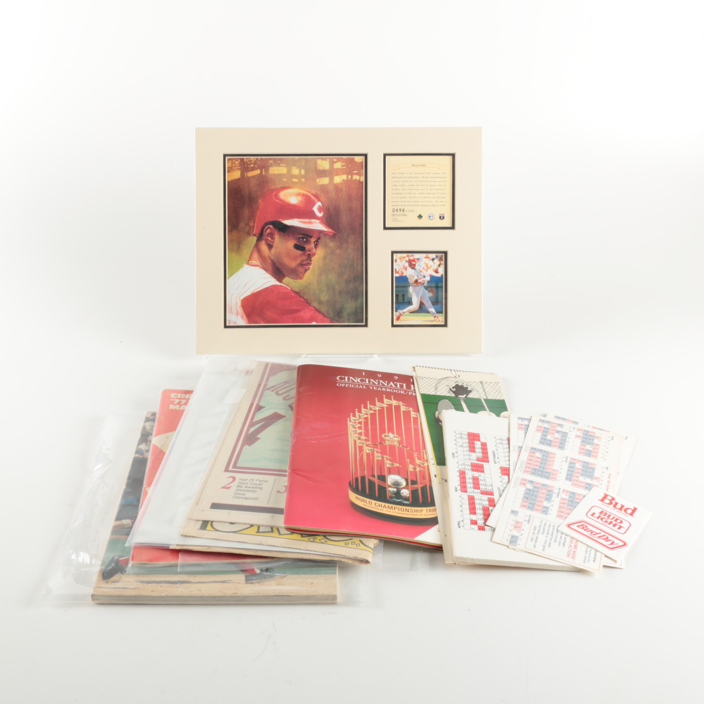 Cincinnati Reds Baseball Memorabilia