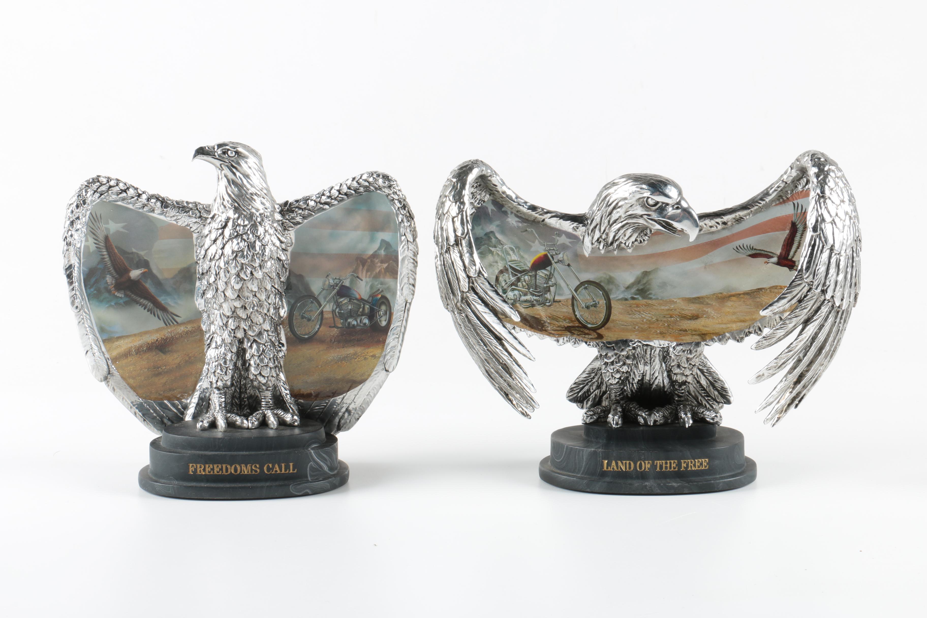 Bradford Exchange "Live to Ride, Ride to Live" Eagle Collection