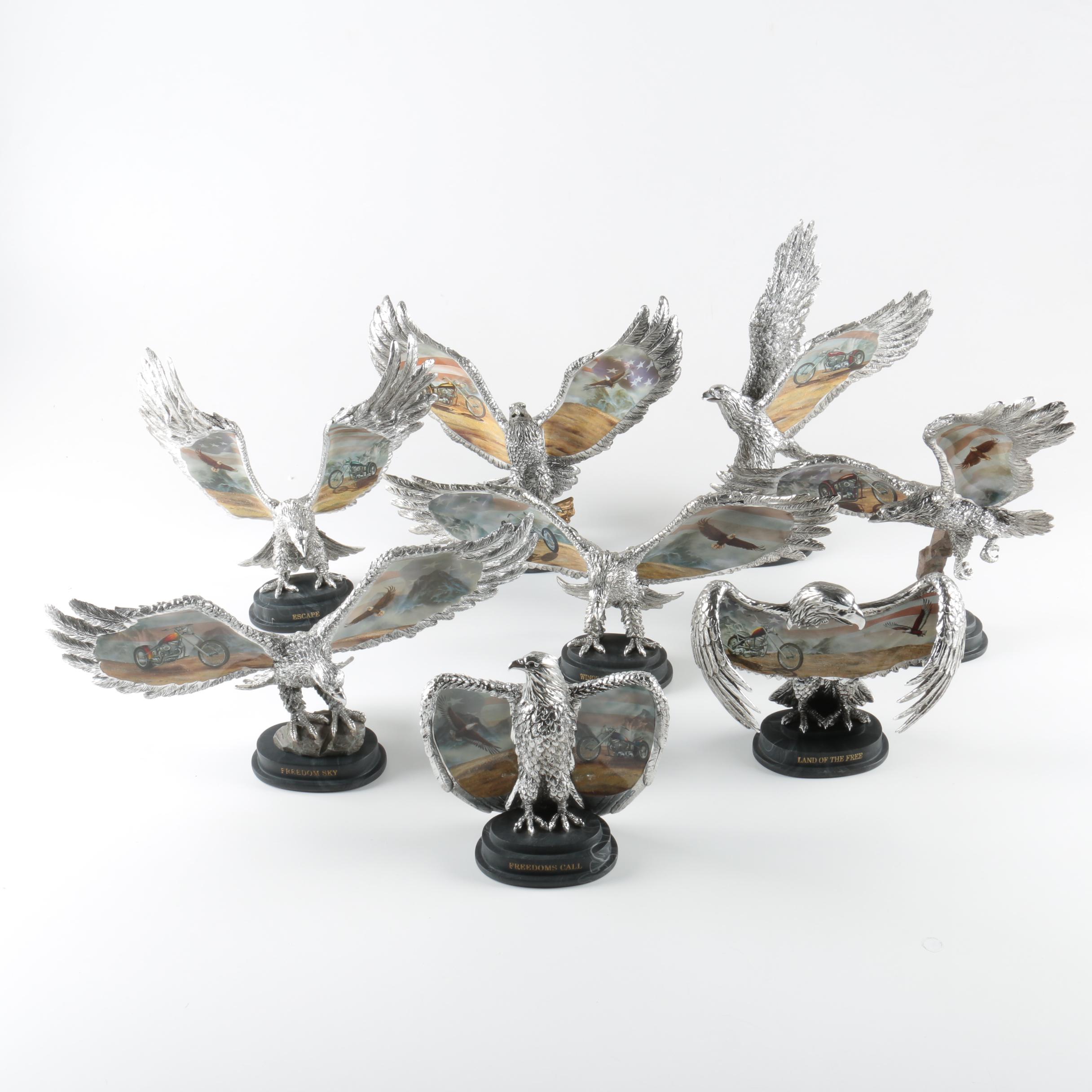 Bradford Exchange "Live to Ride, Ride to Live" Eagle Collection