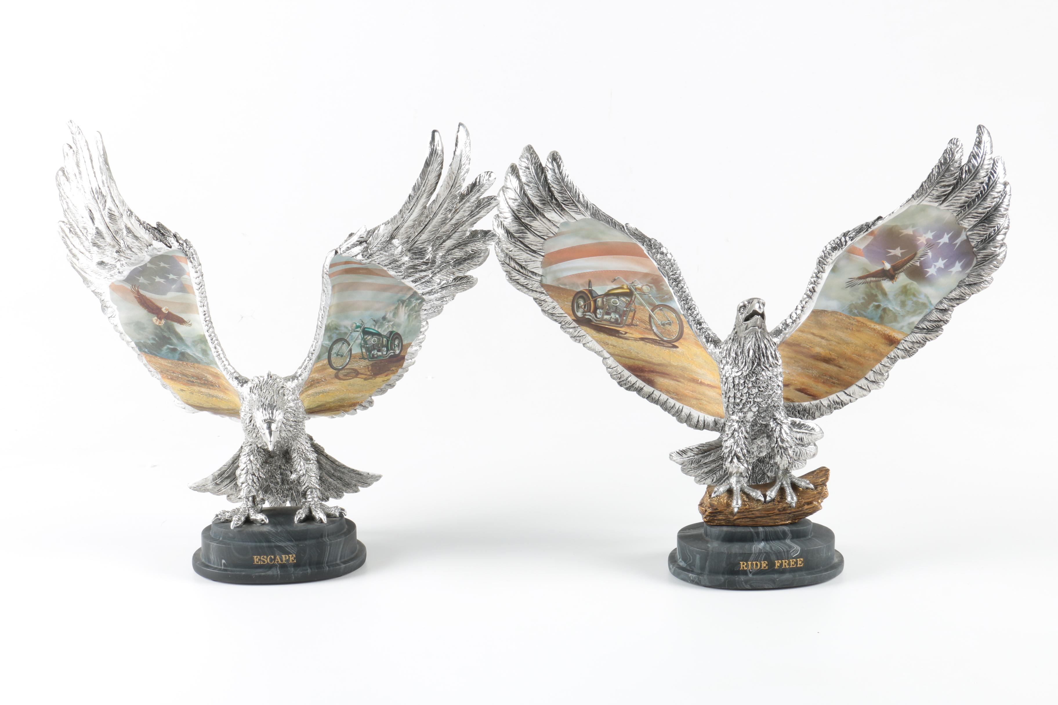 Bradford Exchange "Live to Ride, Ride to Live" Eagle Collection
