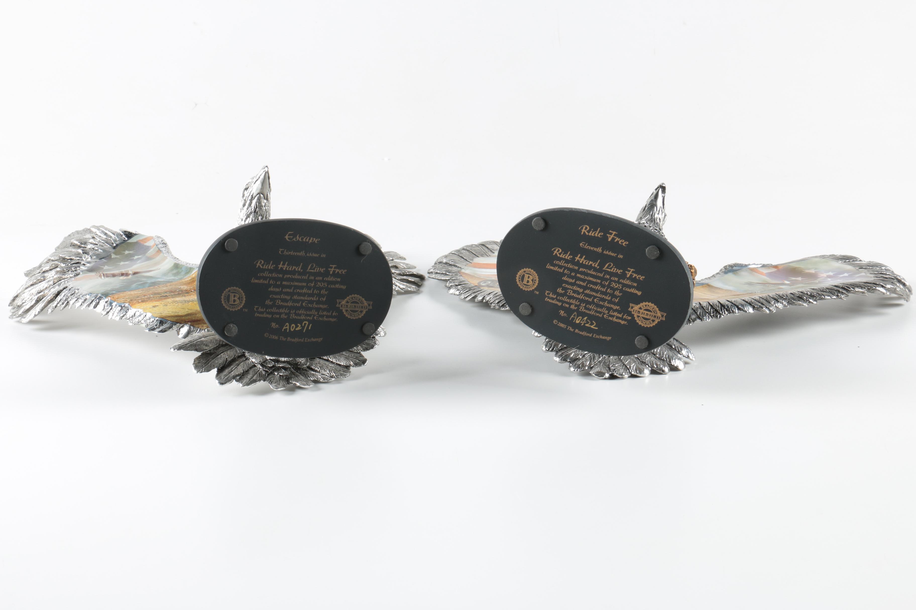 Bradford Exchange "Live to Ride, Ride to Live" Eagle Collection